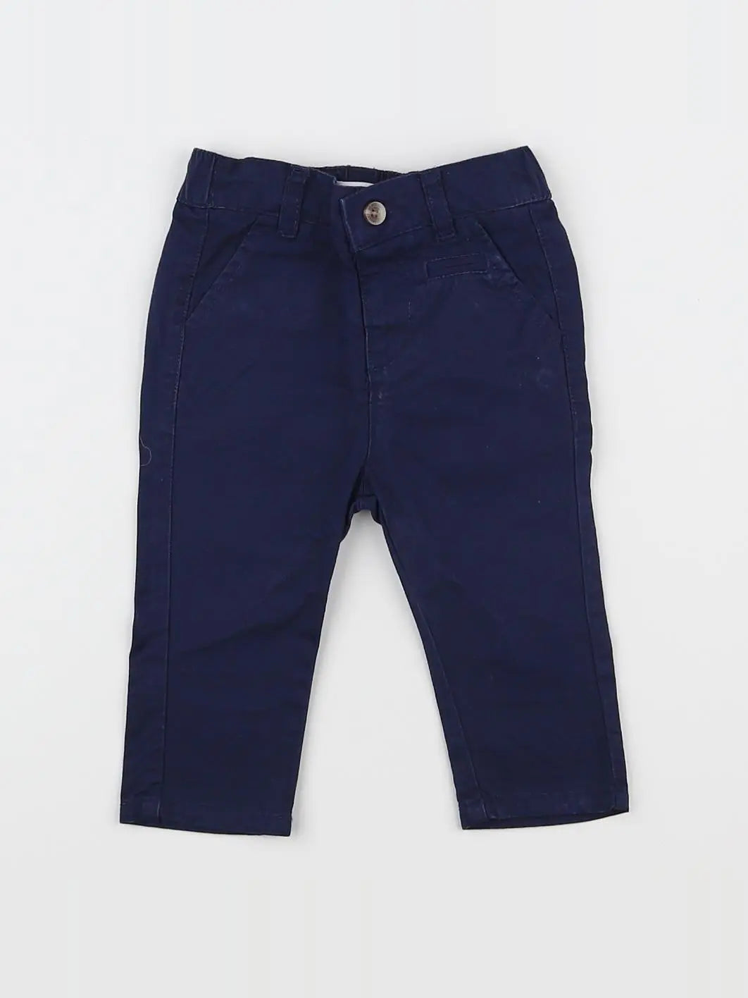 Vertbaudet - pantalon bleu - 6 mois