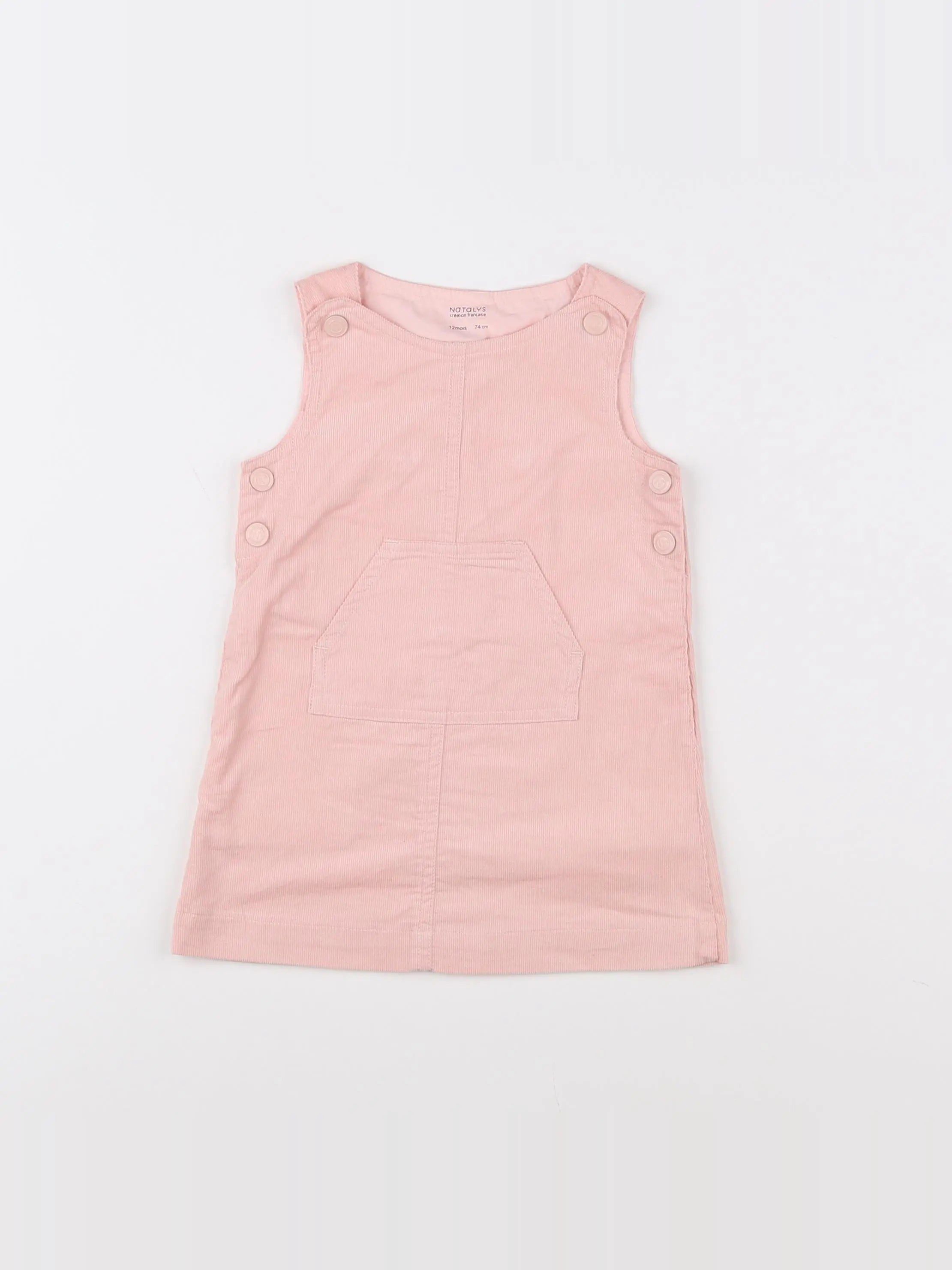 Natalys - robe rose - 12 mois