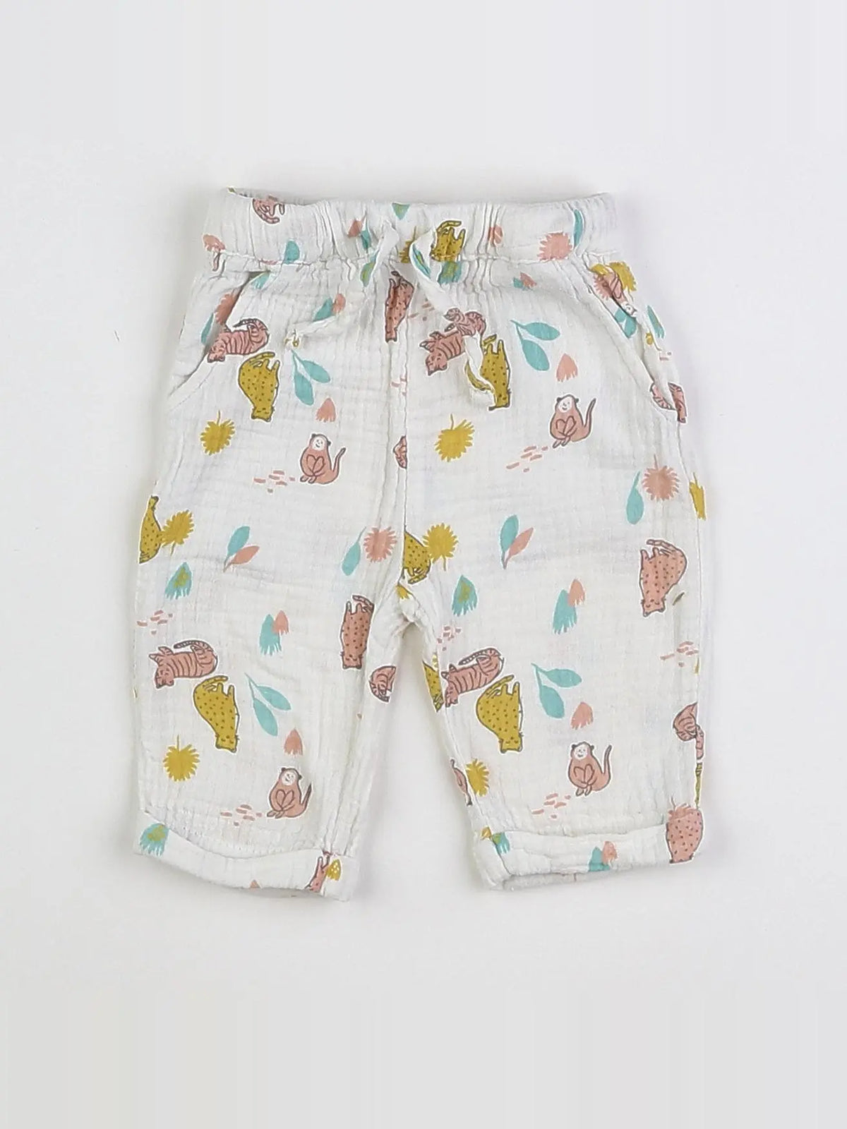 La Redoute - pantalon multicolore - 3 mois