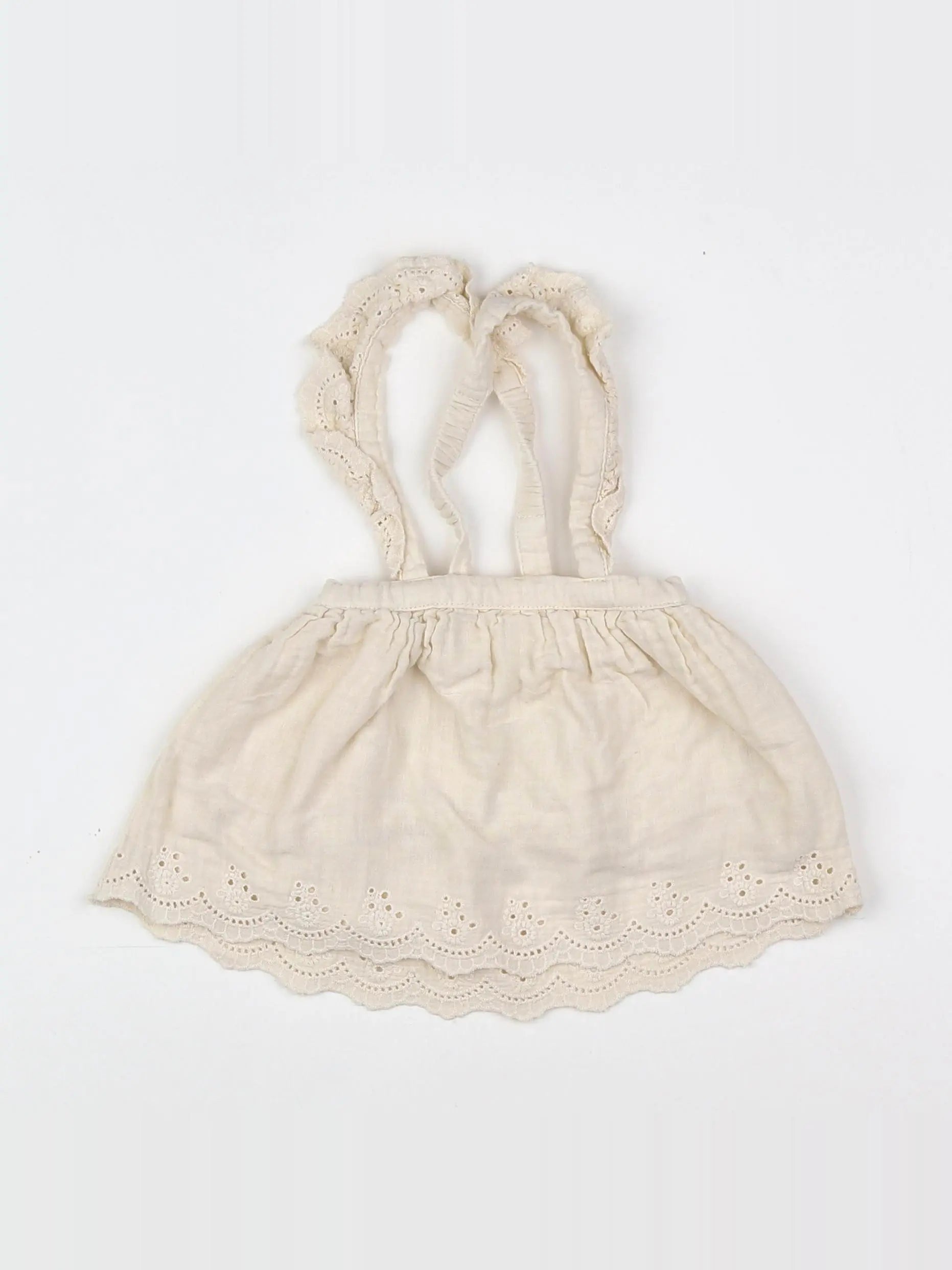 Vertbaudet - jupe beige - 3 mois