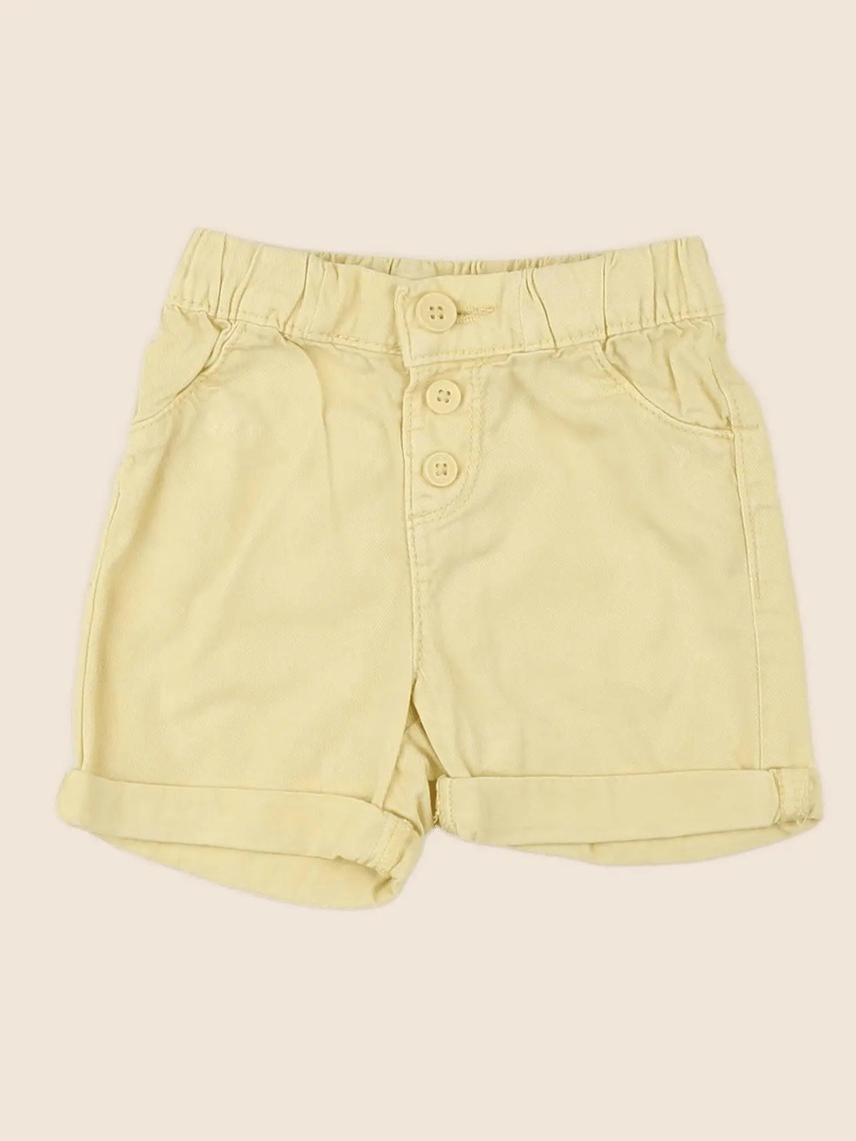 Tape à l'oeil - short jaune - 9 mois