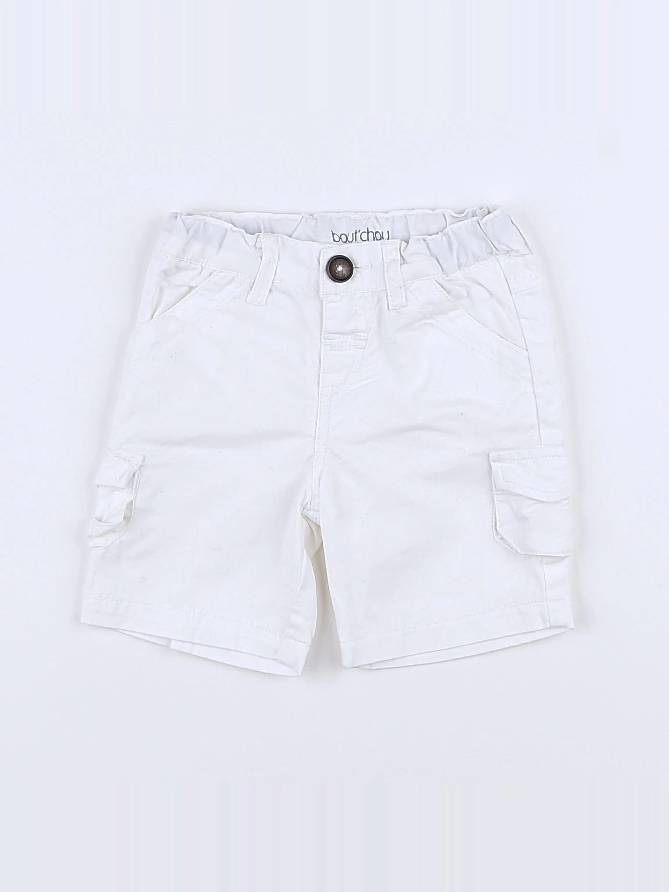 Boutchou - short blanc - 6 mois
