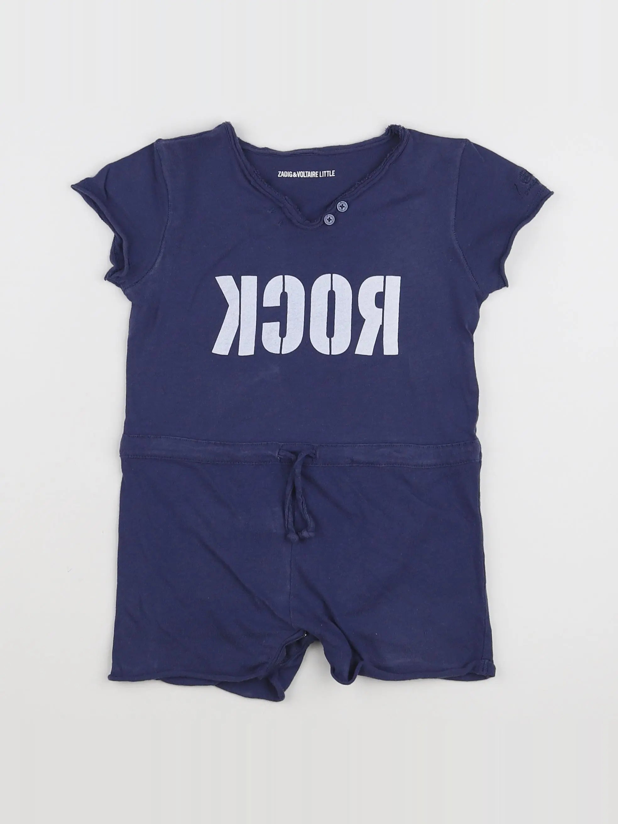 Zadig & Voltaire - combinaison bleu, blanc - 18 mois