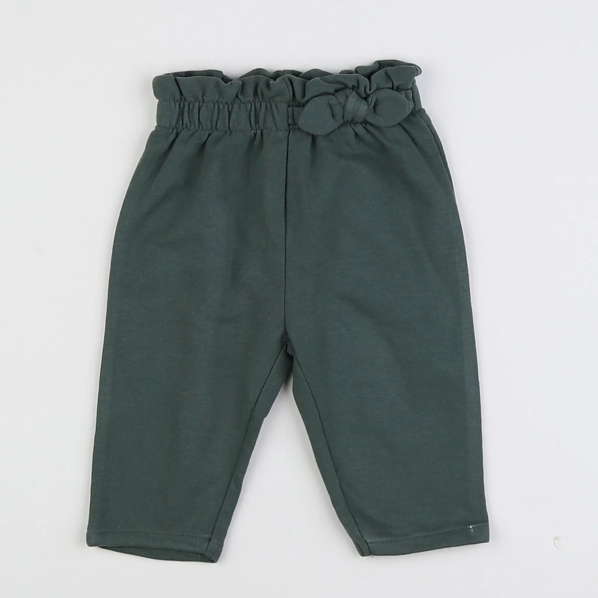 Vertbaudet - pantalon vert - 6 mois