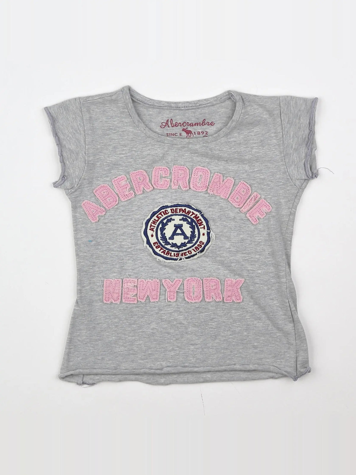 Abercrombie - tee-shirt gris - 12/18 mois