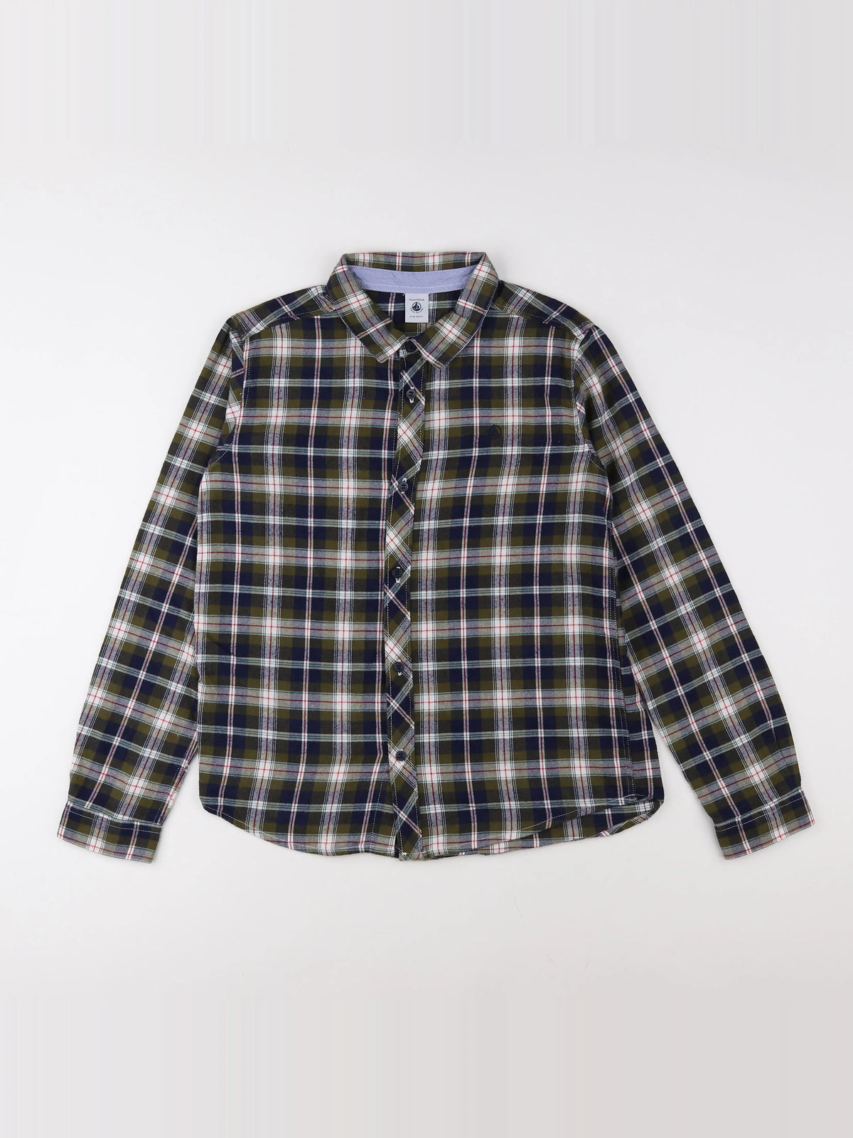 Petit Bateau - chemise multicolore - 12 ans