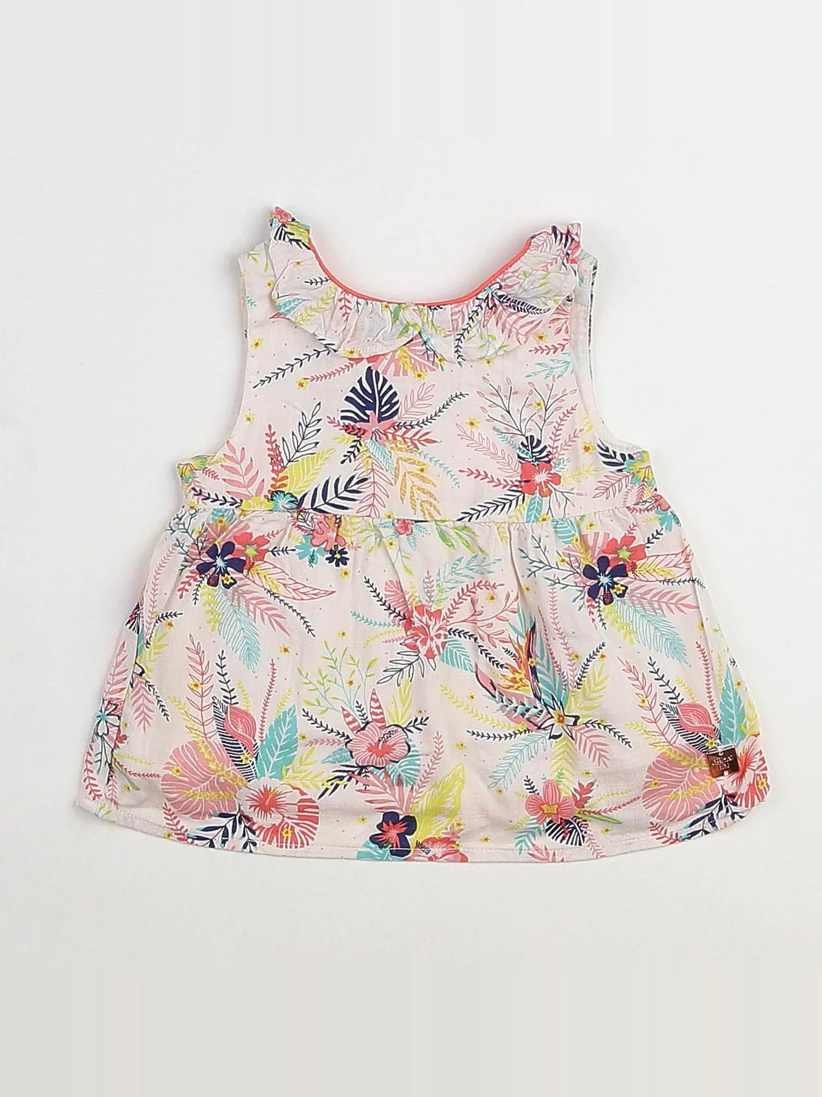 Carrément Beau - robe multicolore - 9 mois