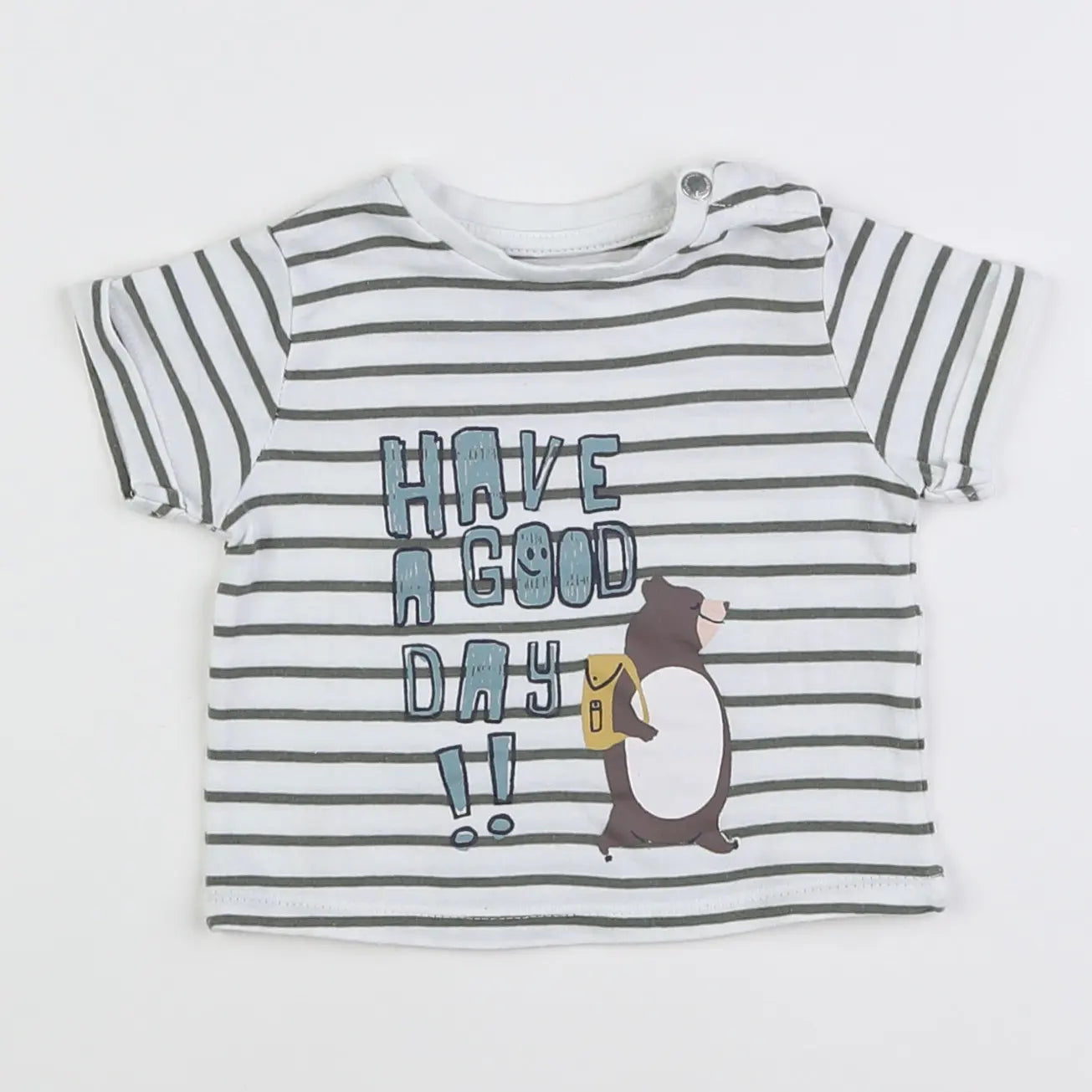 Vertbaudet - tee-shirt blanc - 3 mois