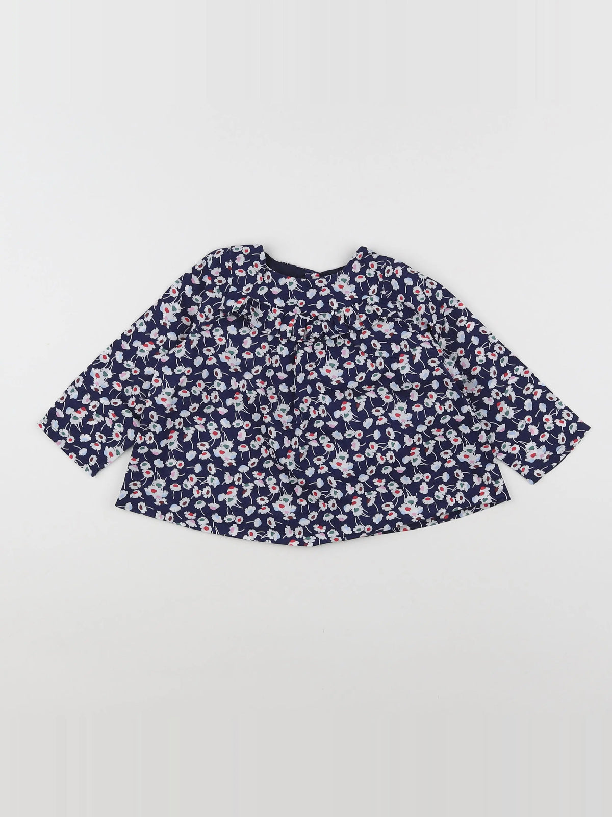 Jacadi - blouse bleu - 18 mois