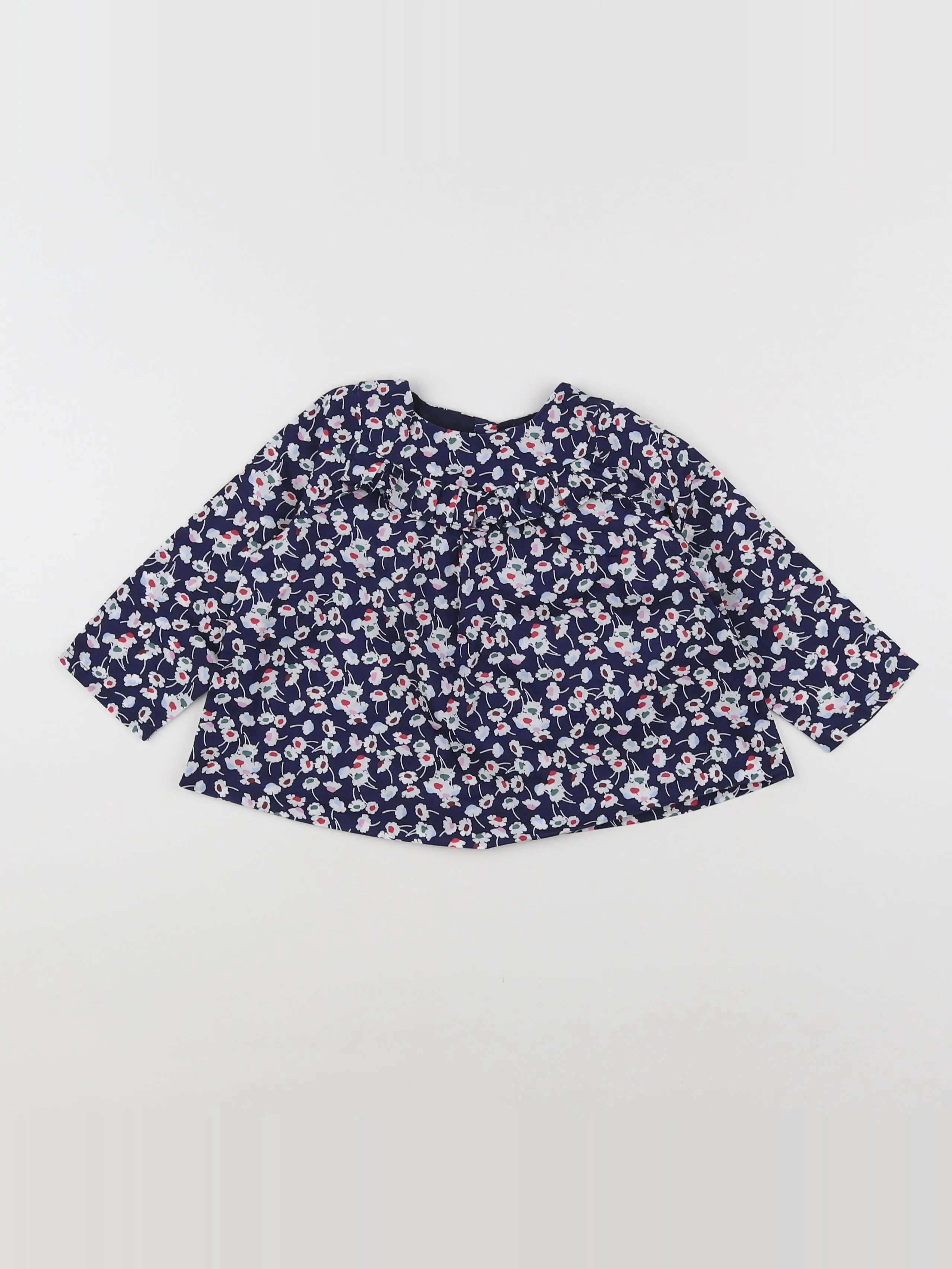 Jacadi - blouse bleu - 18 mois