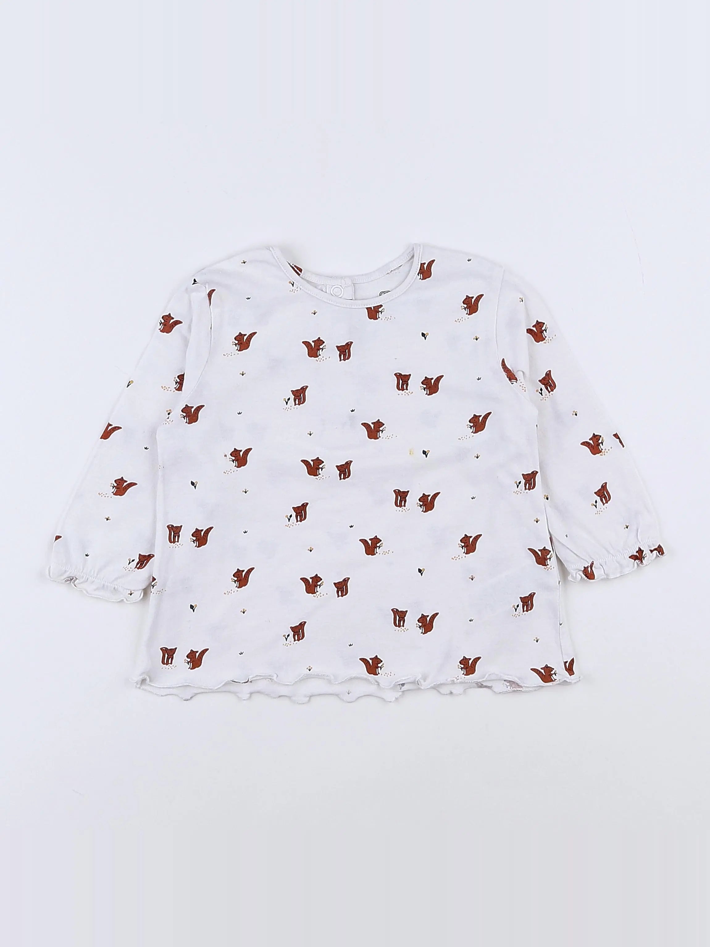 La Redoute - tee-shirt blanc - 12 mois