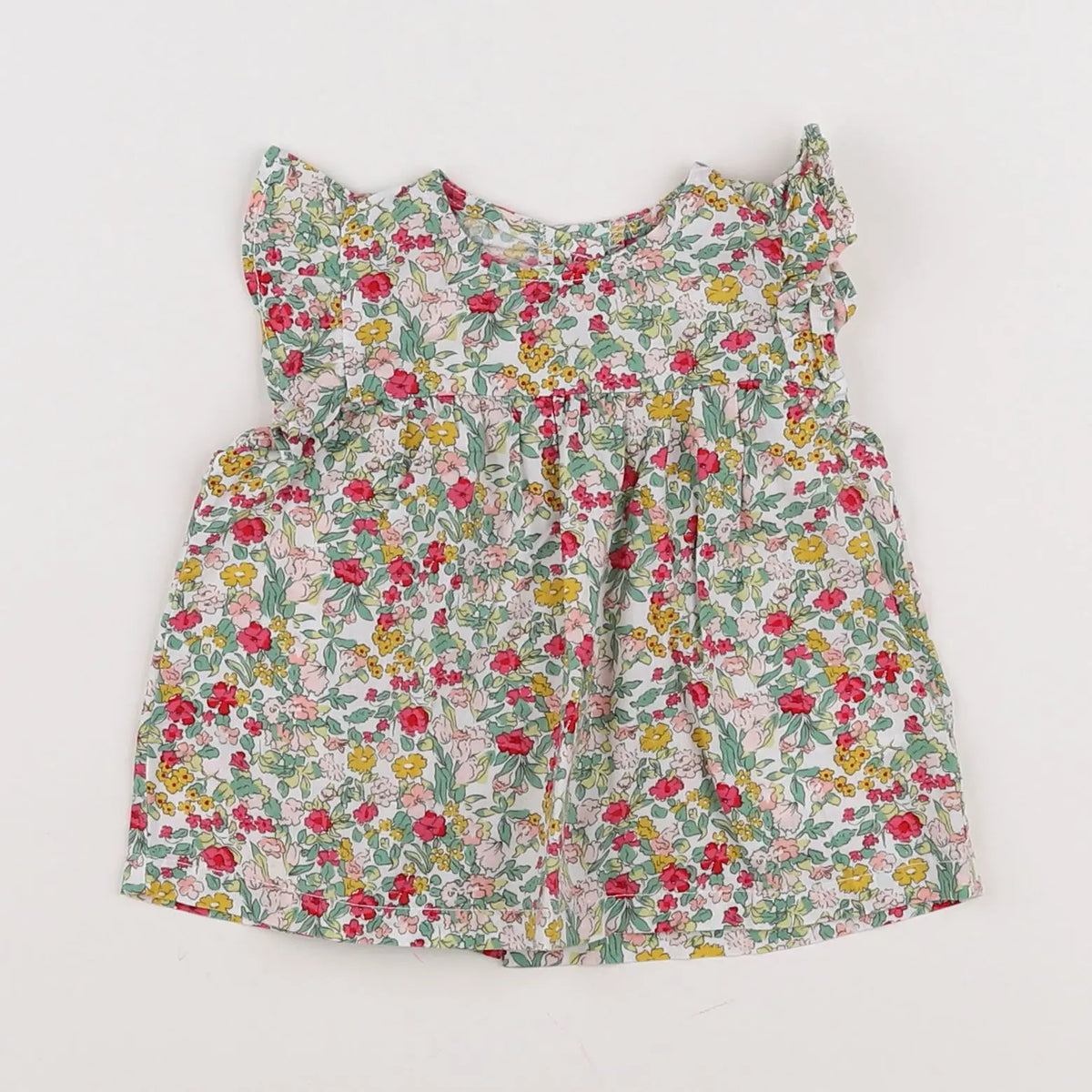 Vertbaudet - blouse multicolore - 6 mois