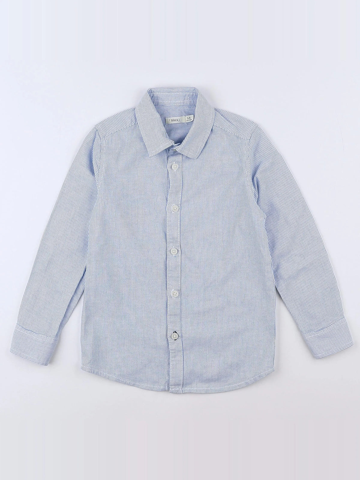 Sfera - chemise bleu, blanc - 5/6 ans