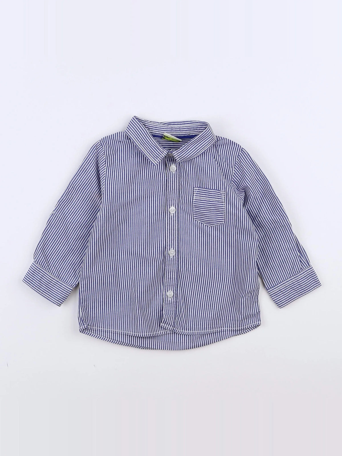 Tape à l'oeil - chemise bleu - 12 mois