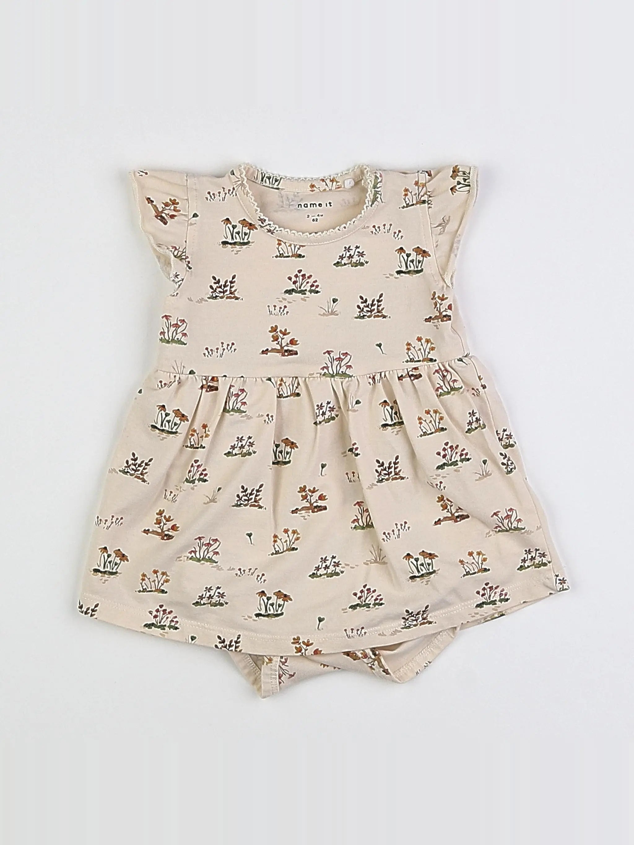 Name it - robe beige - 3 mois
