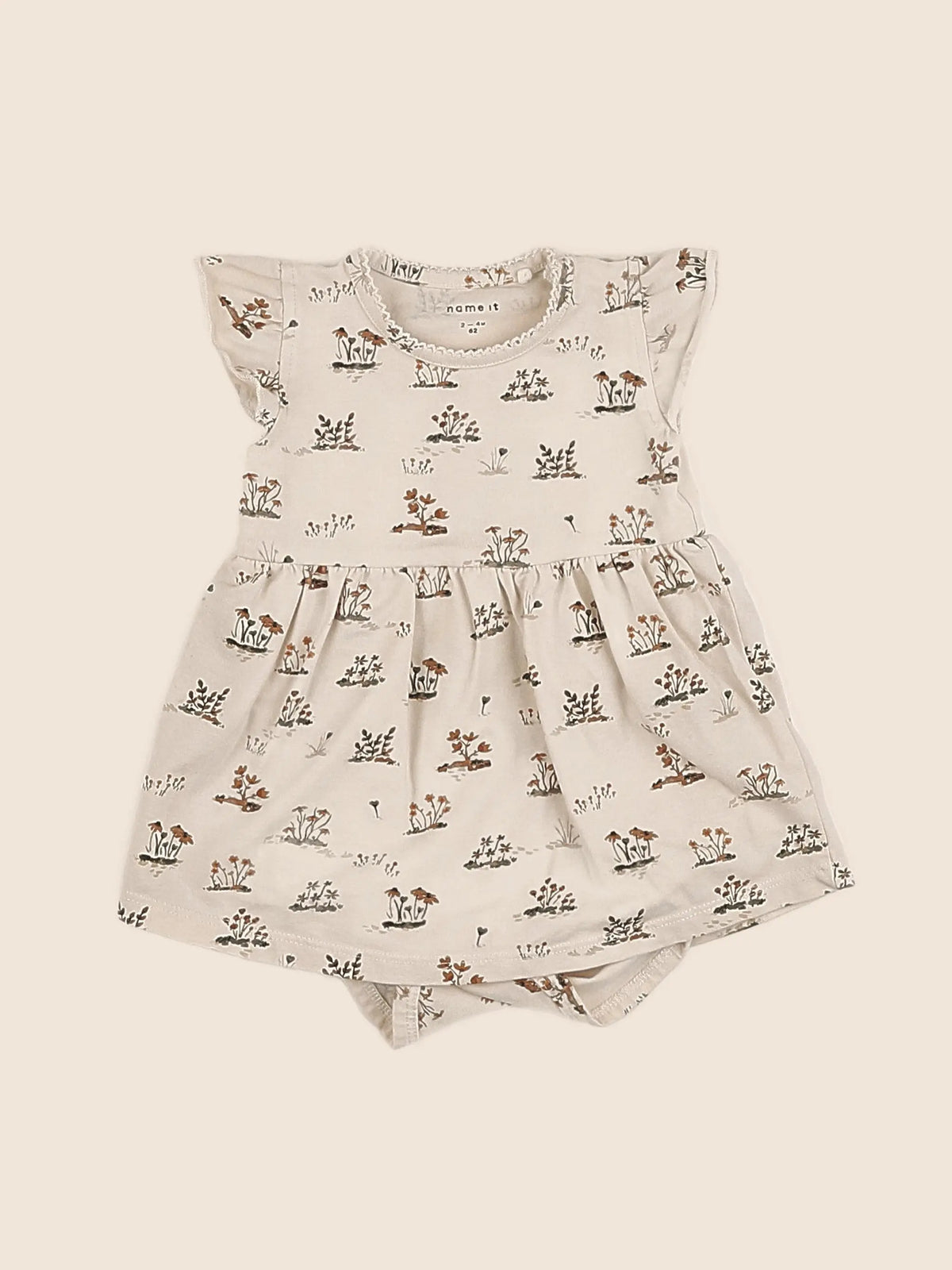 Name it - robe beige - 3 mois
