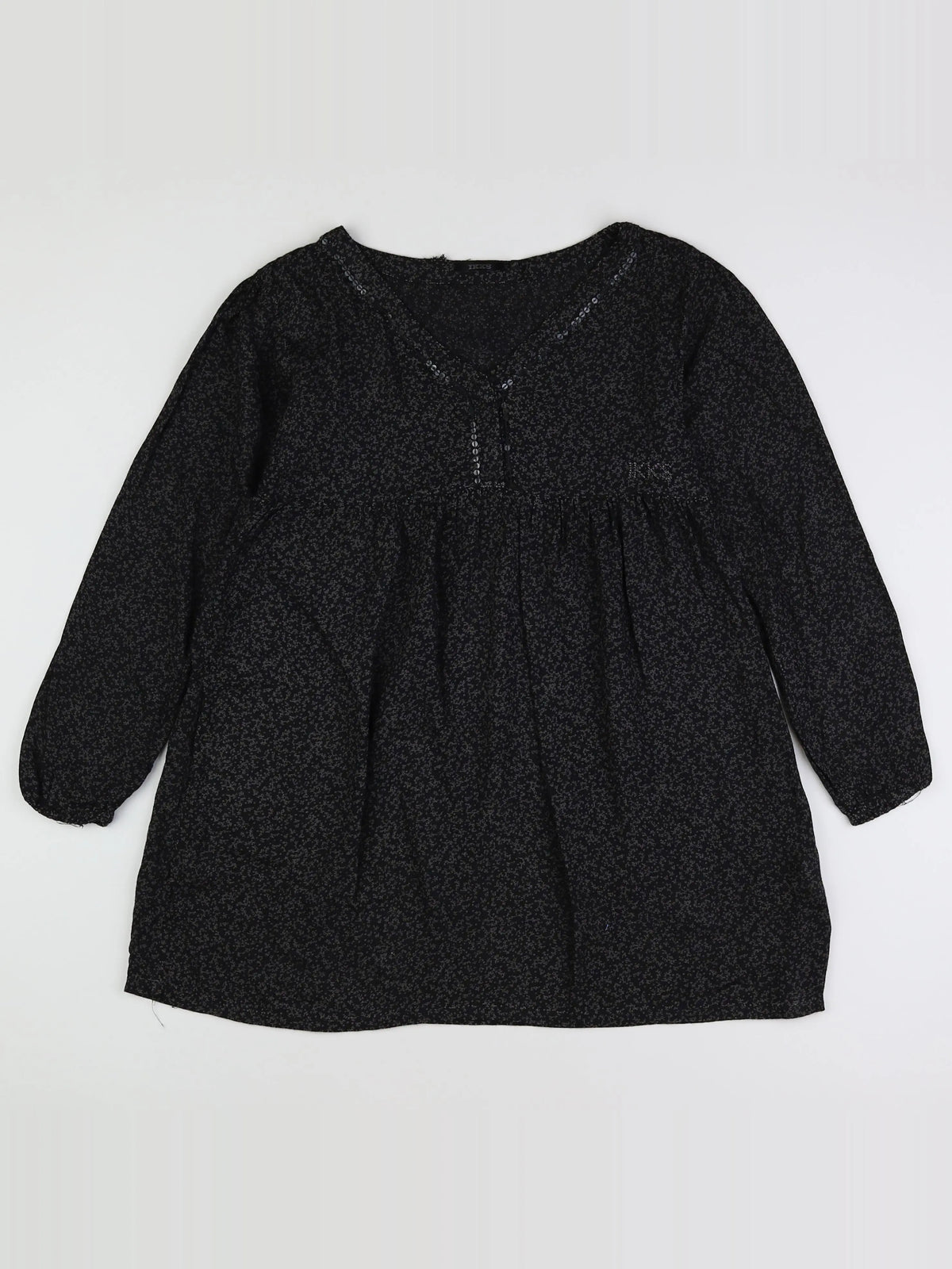 IKKS - blouse noir - 10 ans