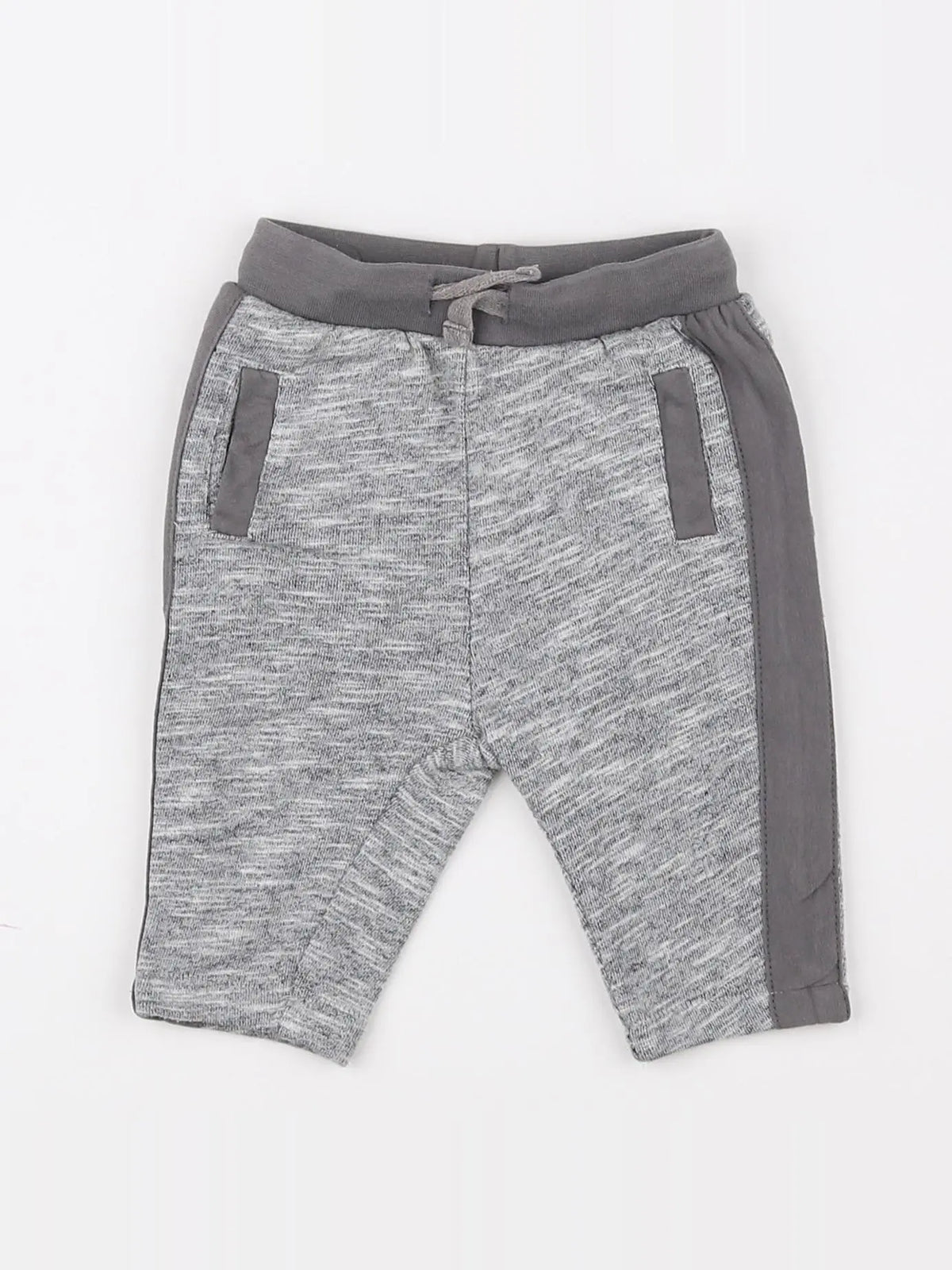Vertbaudet - jogging doublé gris - 3 mois