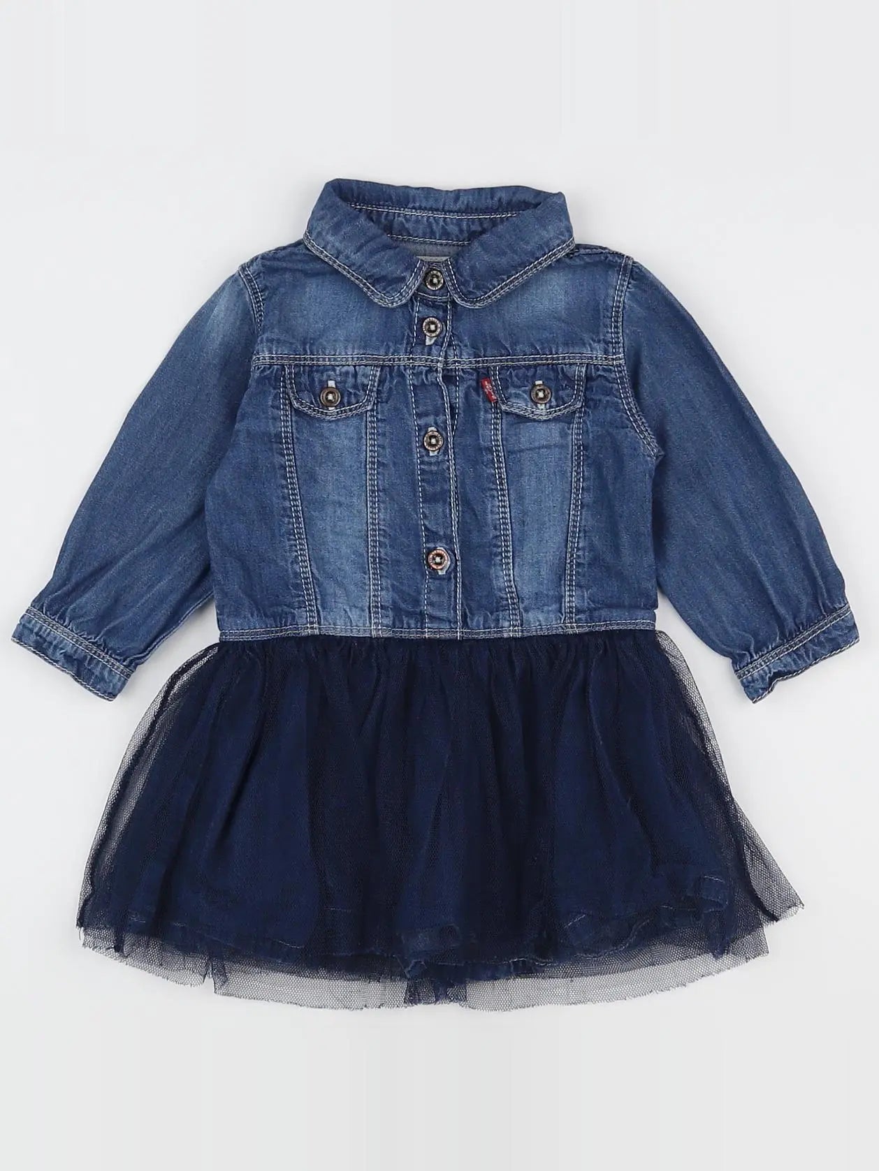 Levi's - robe bleu - 12 mois