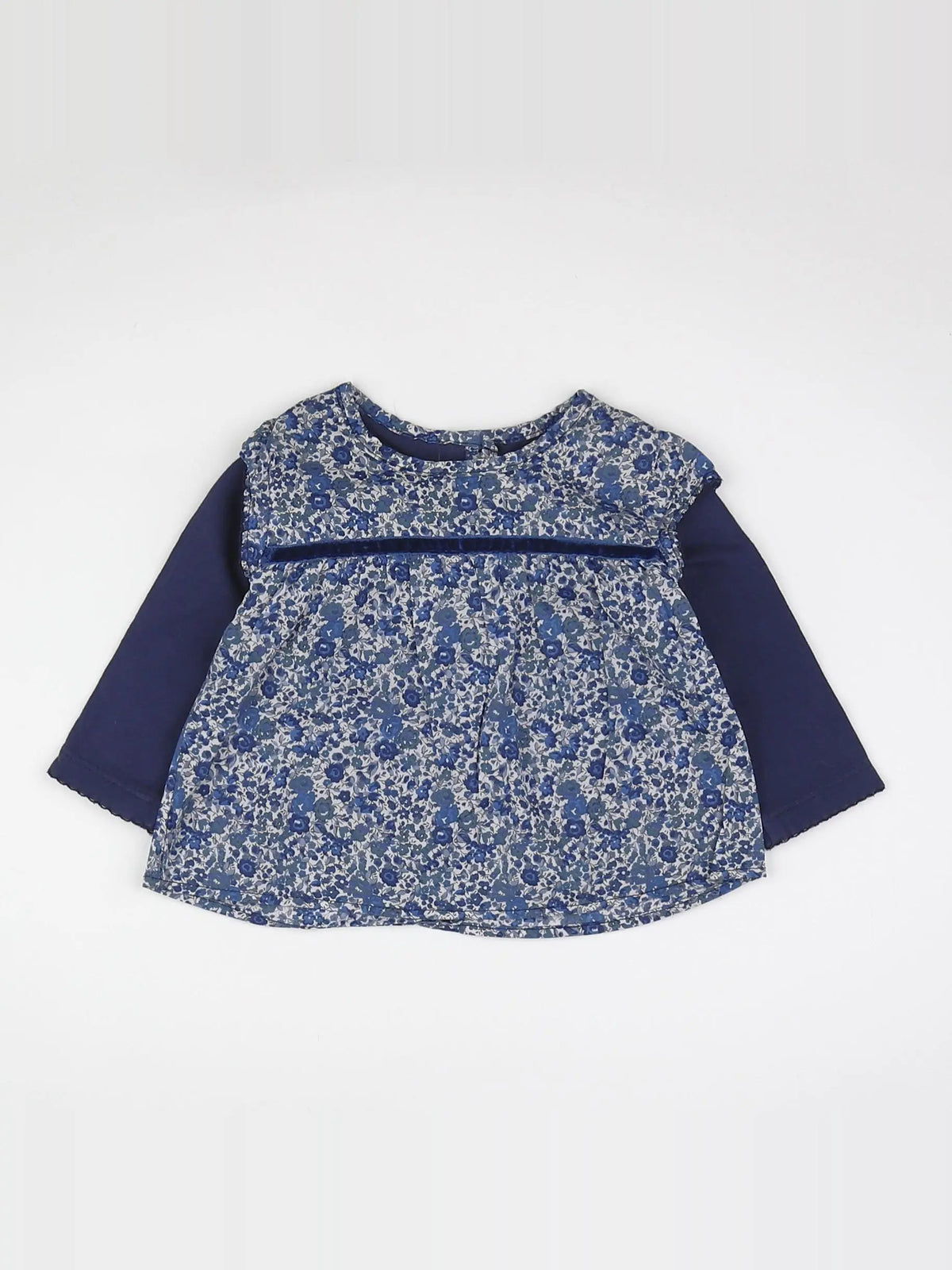 Absorba - blouse bleu - 3 mois