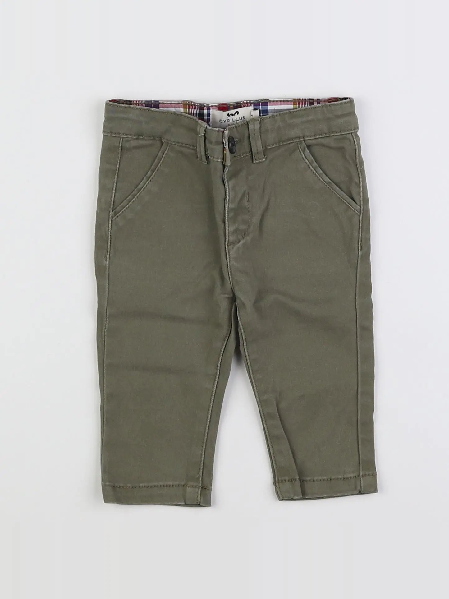 Cyrillus - pantalon vert - 6 mois