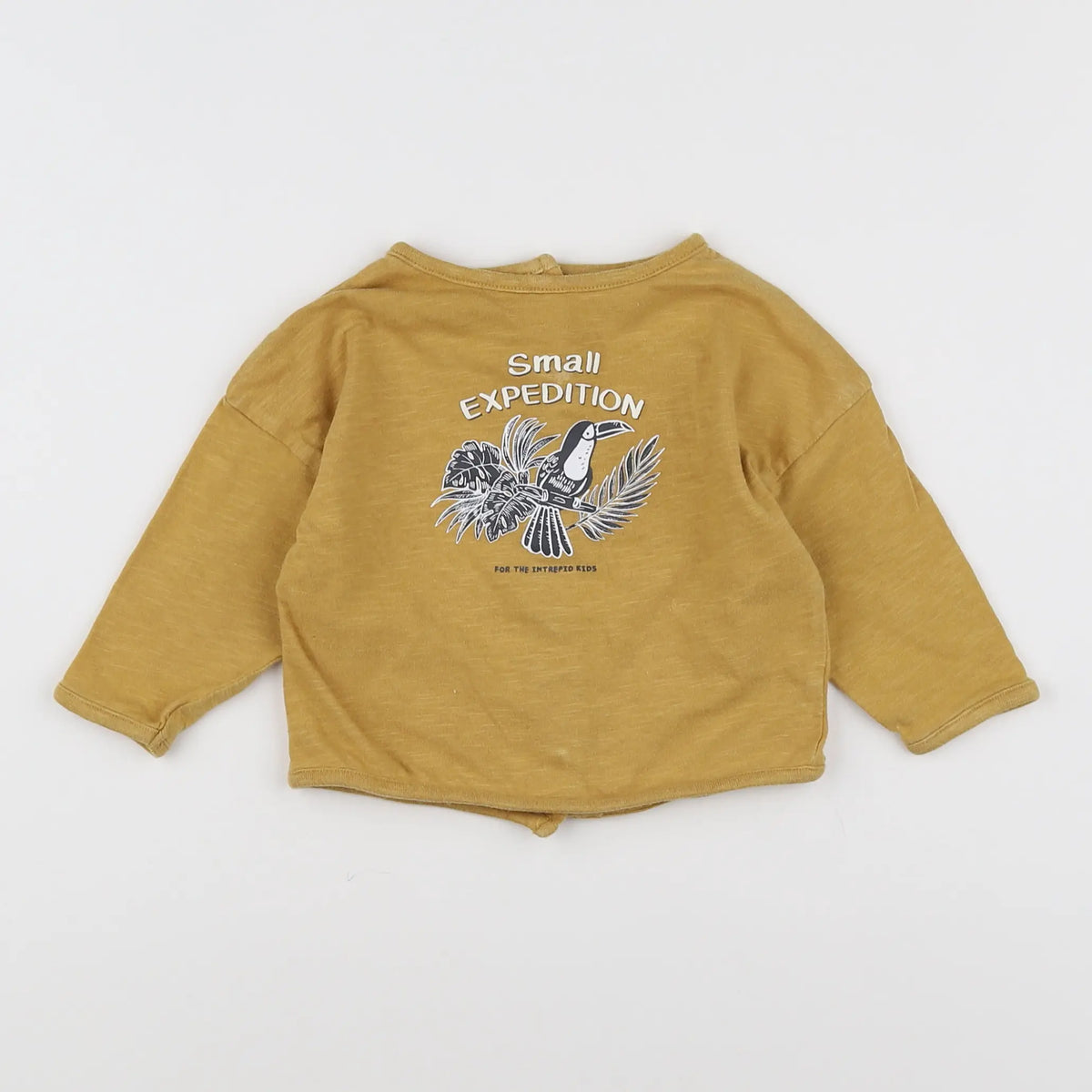 Vertbaudet - tee-shirt jaune - 9 mois