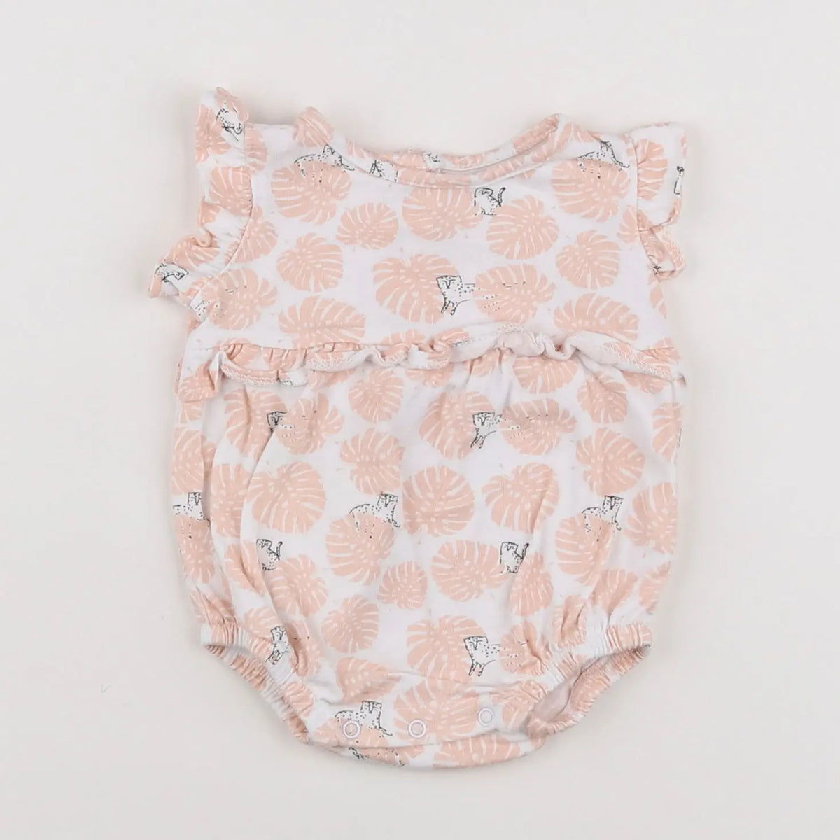 Vertbaudet - combinaison rose - 3 mois