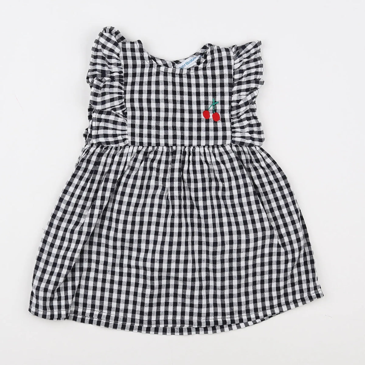 Vertbaudet - robe noir - 9 mois