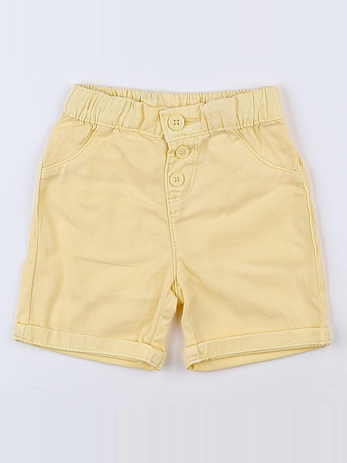 Tape à l'oeil - short jaune - 12 mois