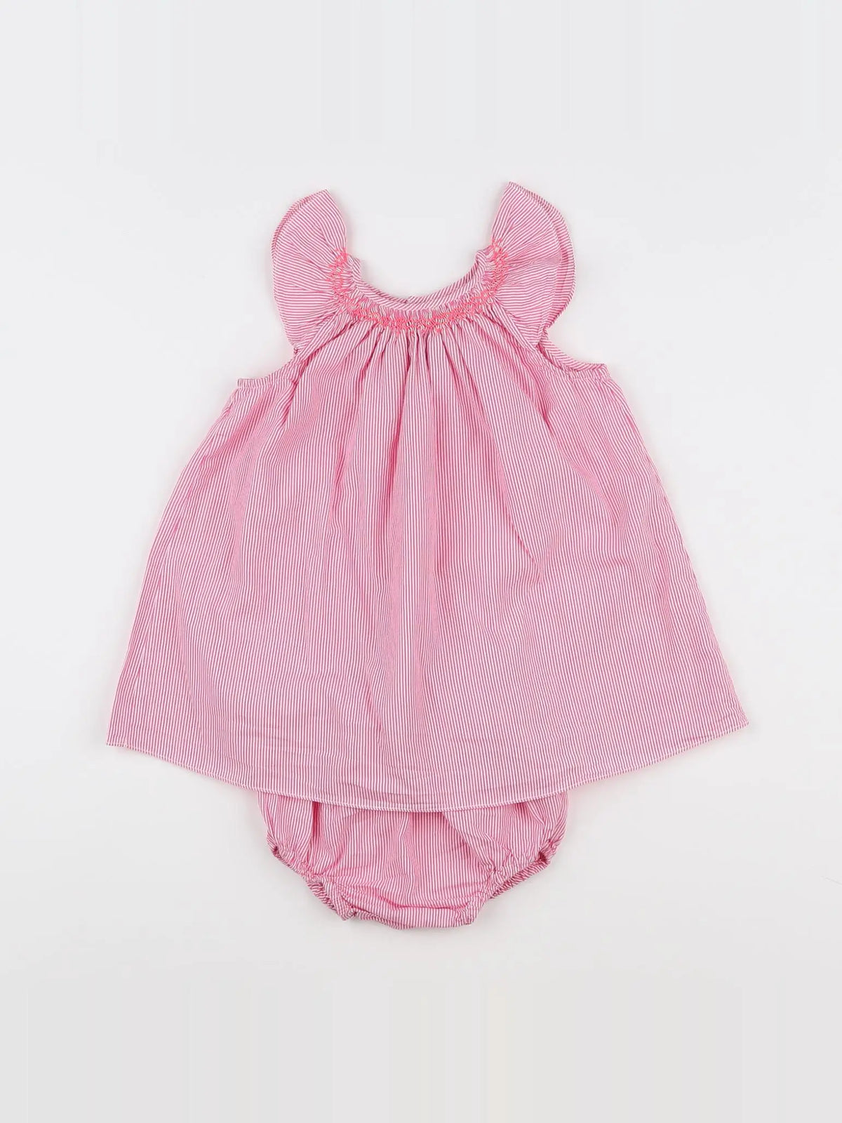 Jacadi - robe rose - 12 mois