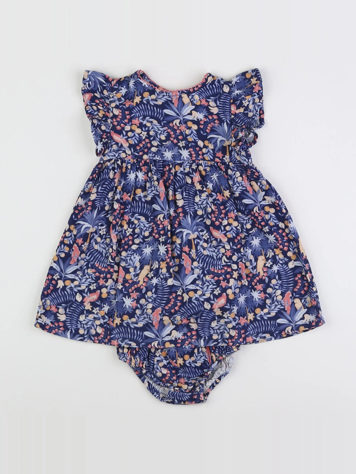 Tape à l'oeil - robe multicolore - 12 mois