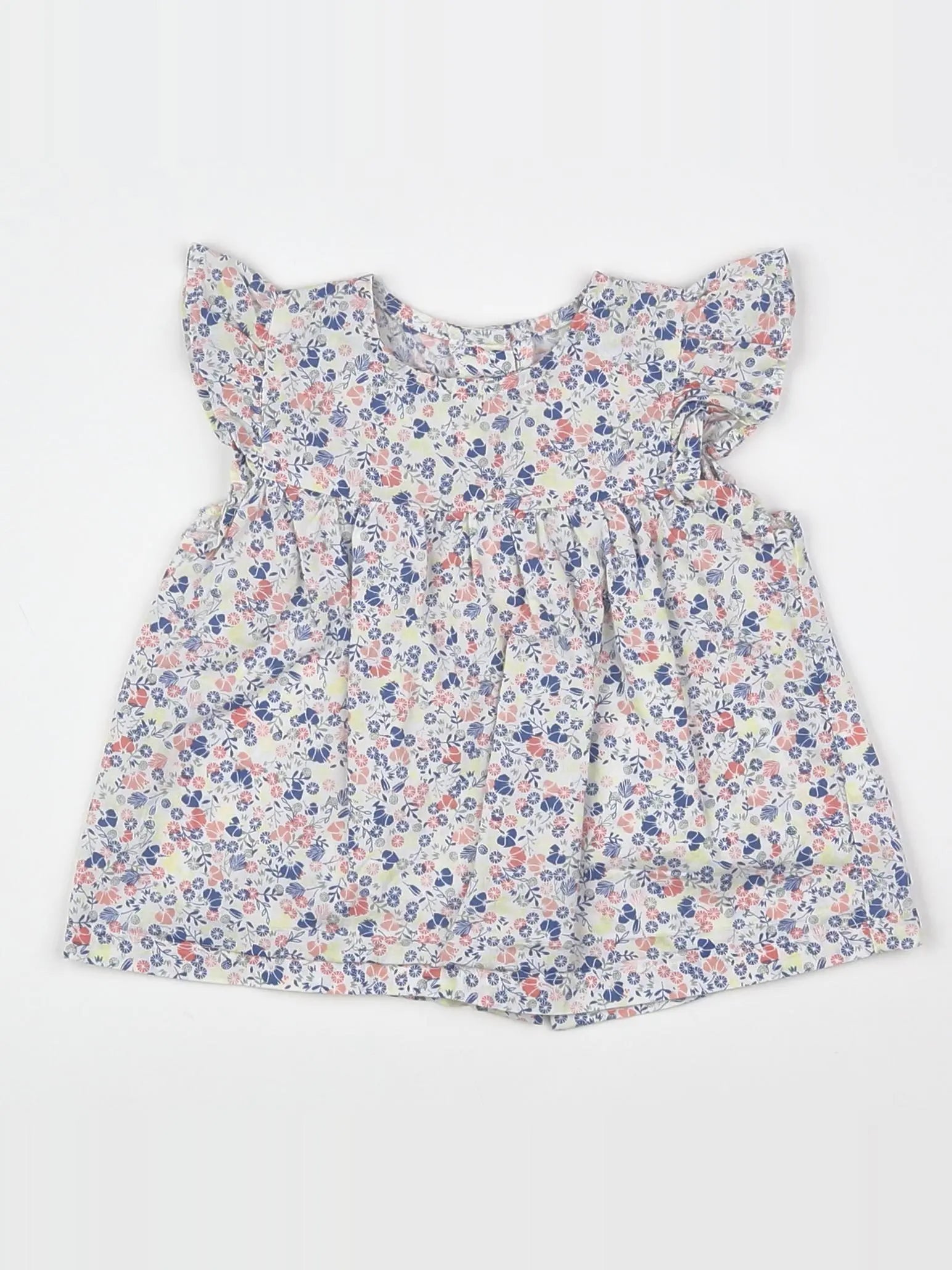 Vertbaudet - robe multicolore - 9 mois