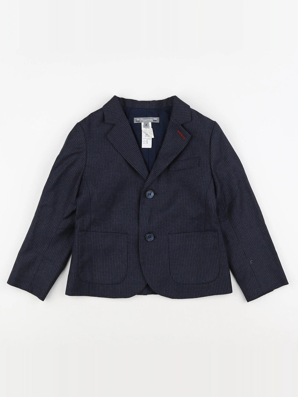 Bonpoint - veste bleu - 4 ans