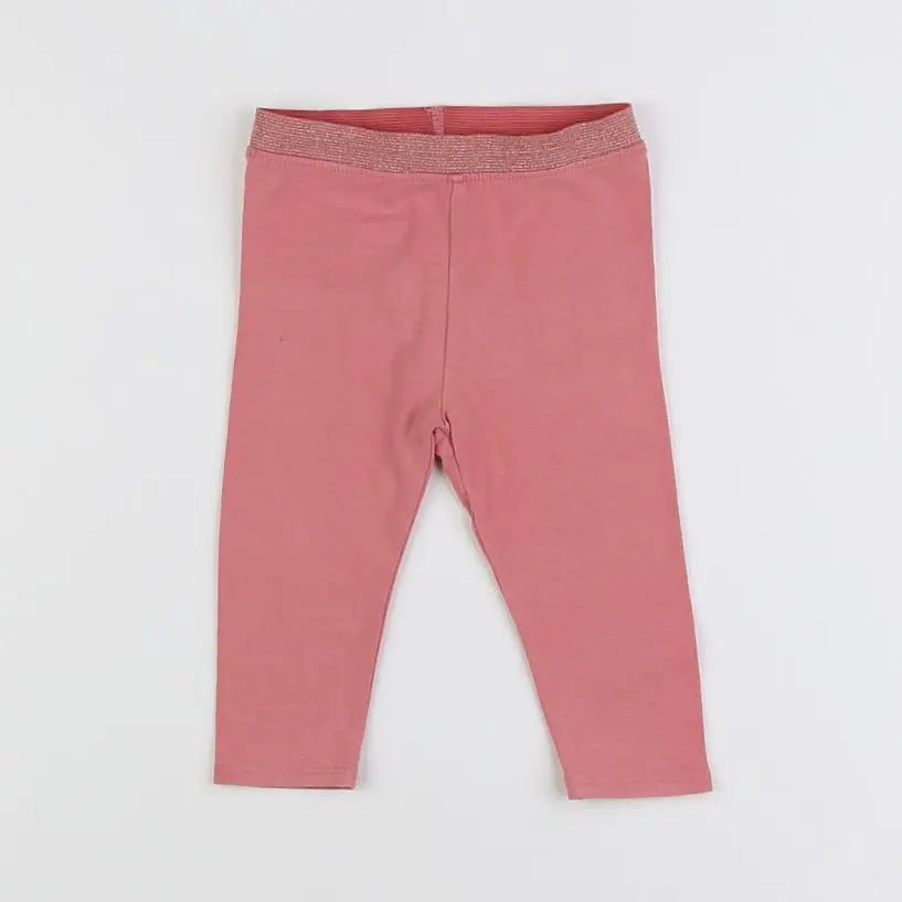 Vertbaudet - legging rose - 9 mois