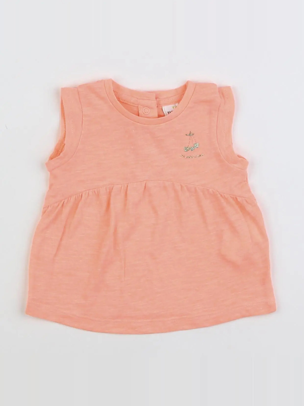Tape à l'oeil - tee-shirt orange - 3 mois