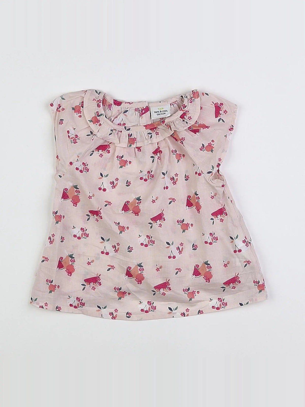 Tape à l'oeil - blouse multicolore - 12 mois