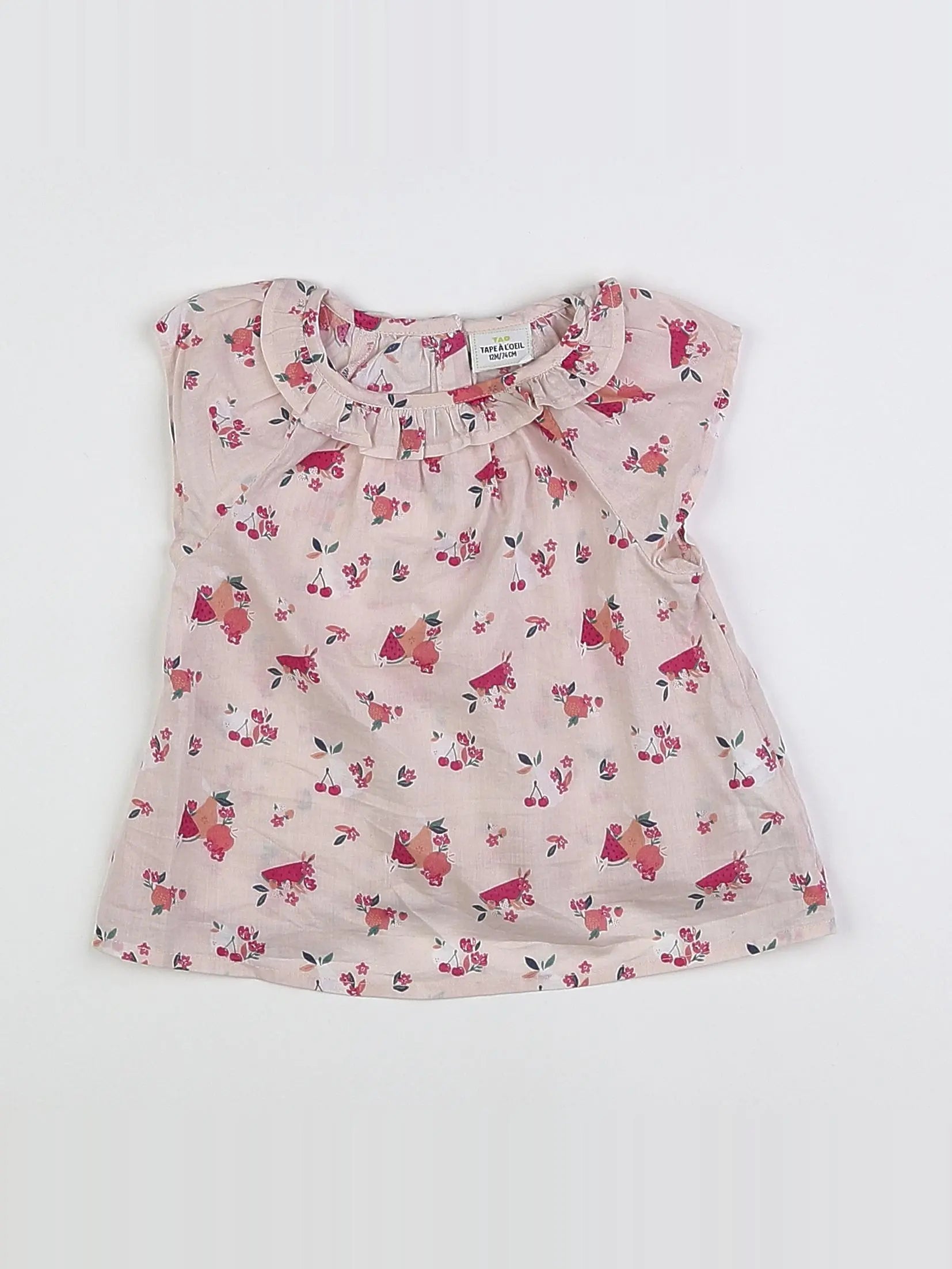 Tape à l'oeil - blouse multicolore - 12 mois