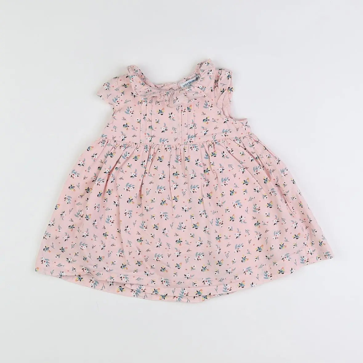 Vertbaudet - robe multicolore - 12 mois