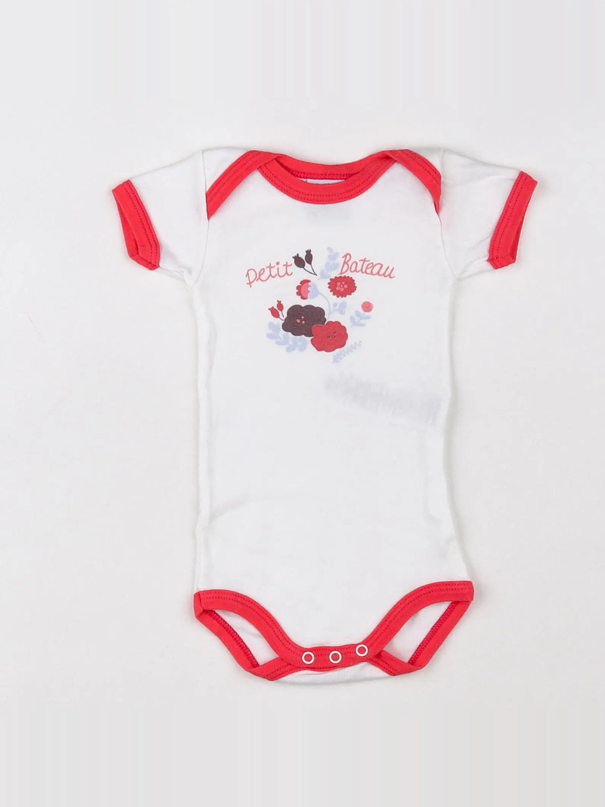 Petit Bateau - body blanc - 3 mois
