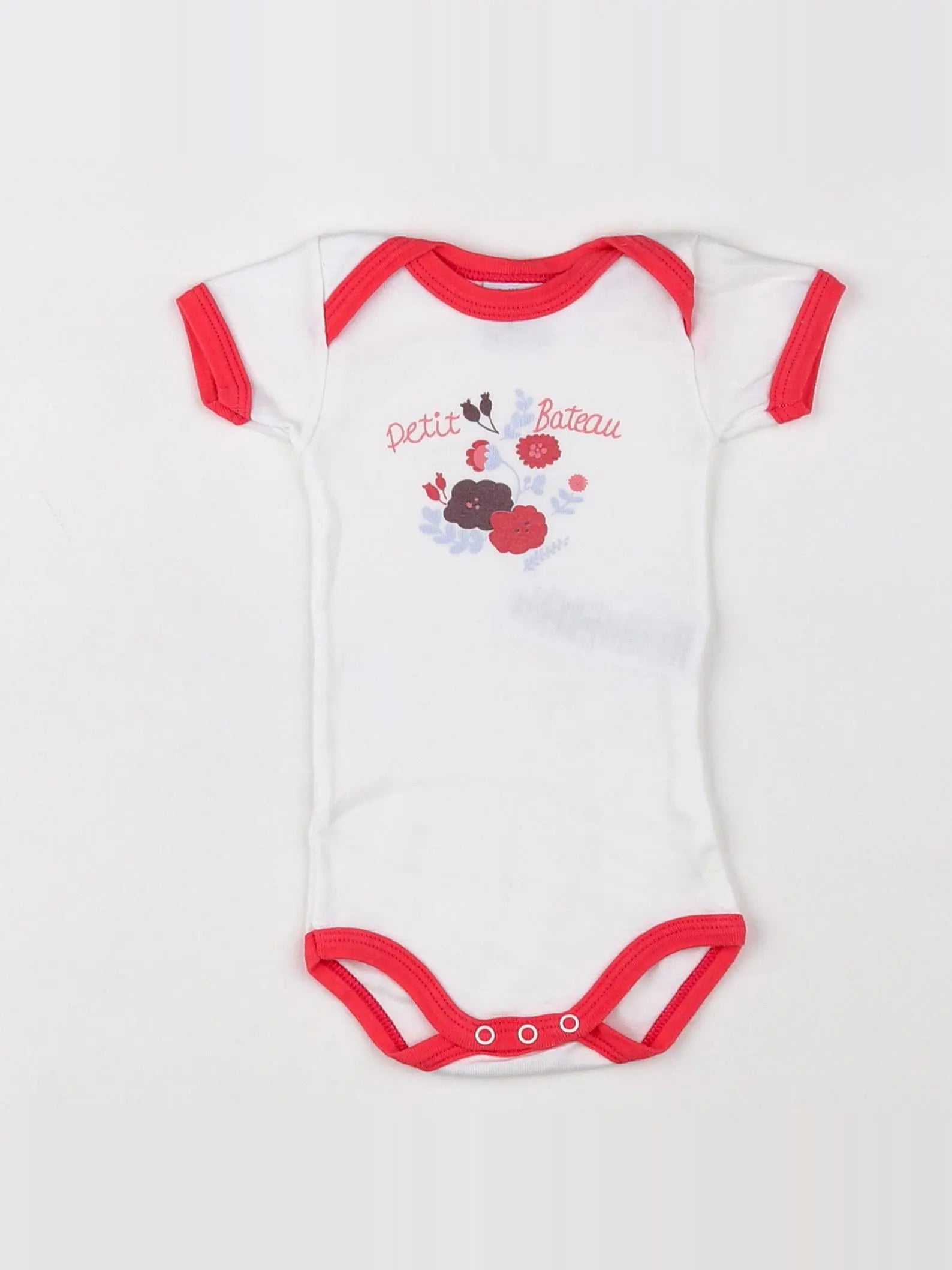 Petit Bateau - body blanc - 3 mois