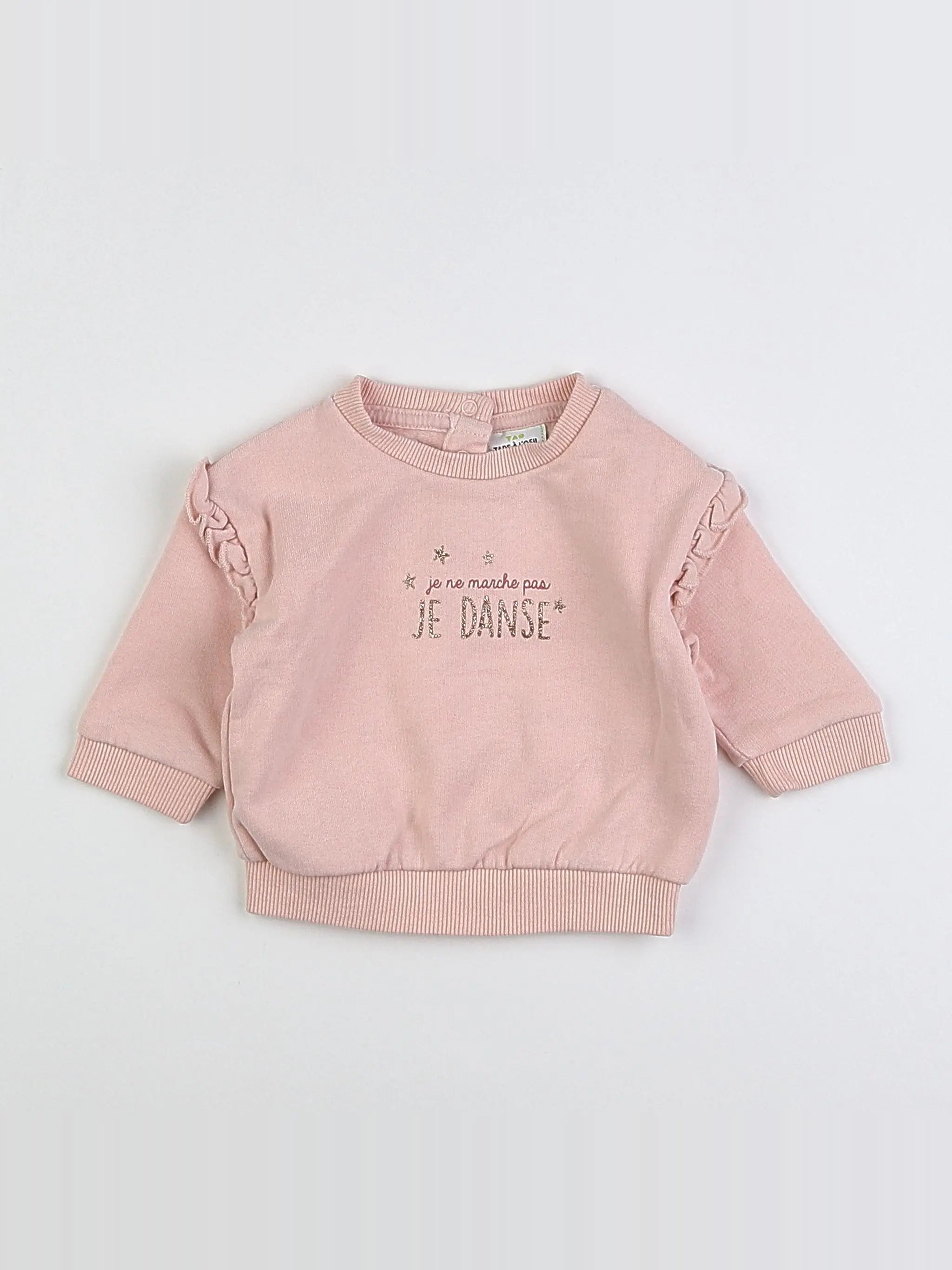 Tape à l'oeil - sweat rose - 3 mois