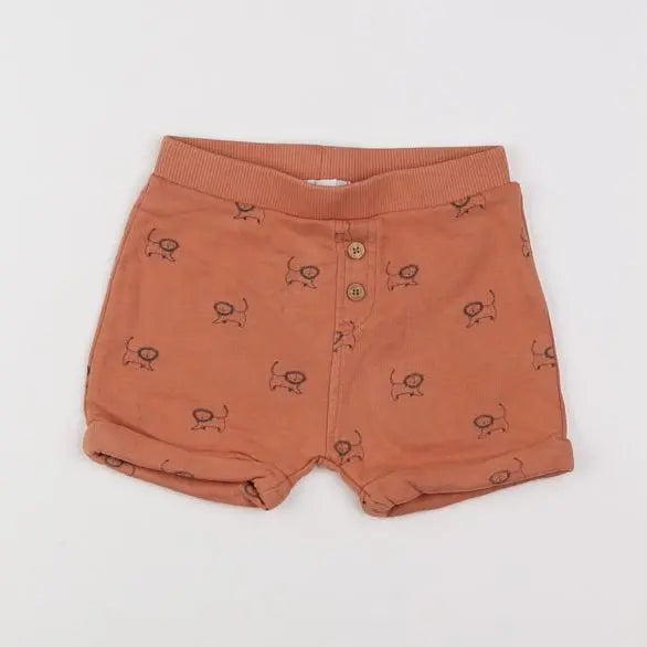Vertbaudet - short marron - 9 mois
