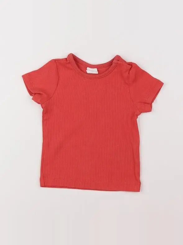 H&M - tee-shirt orange - 9 mois
