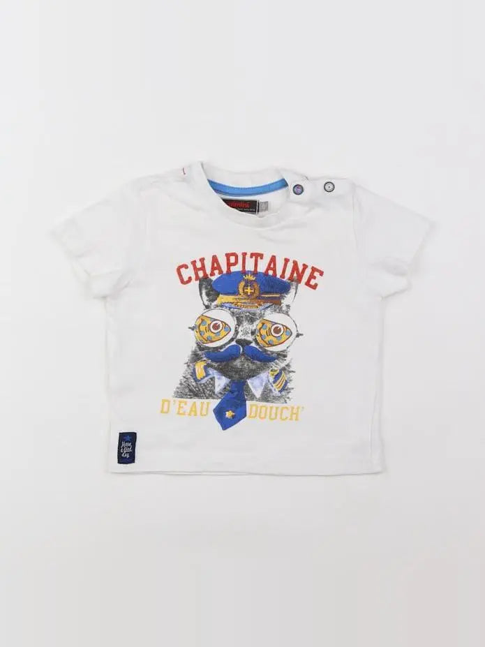 Catimini - tee-shirt multicolore - 6 mois