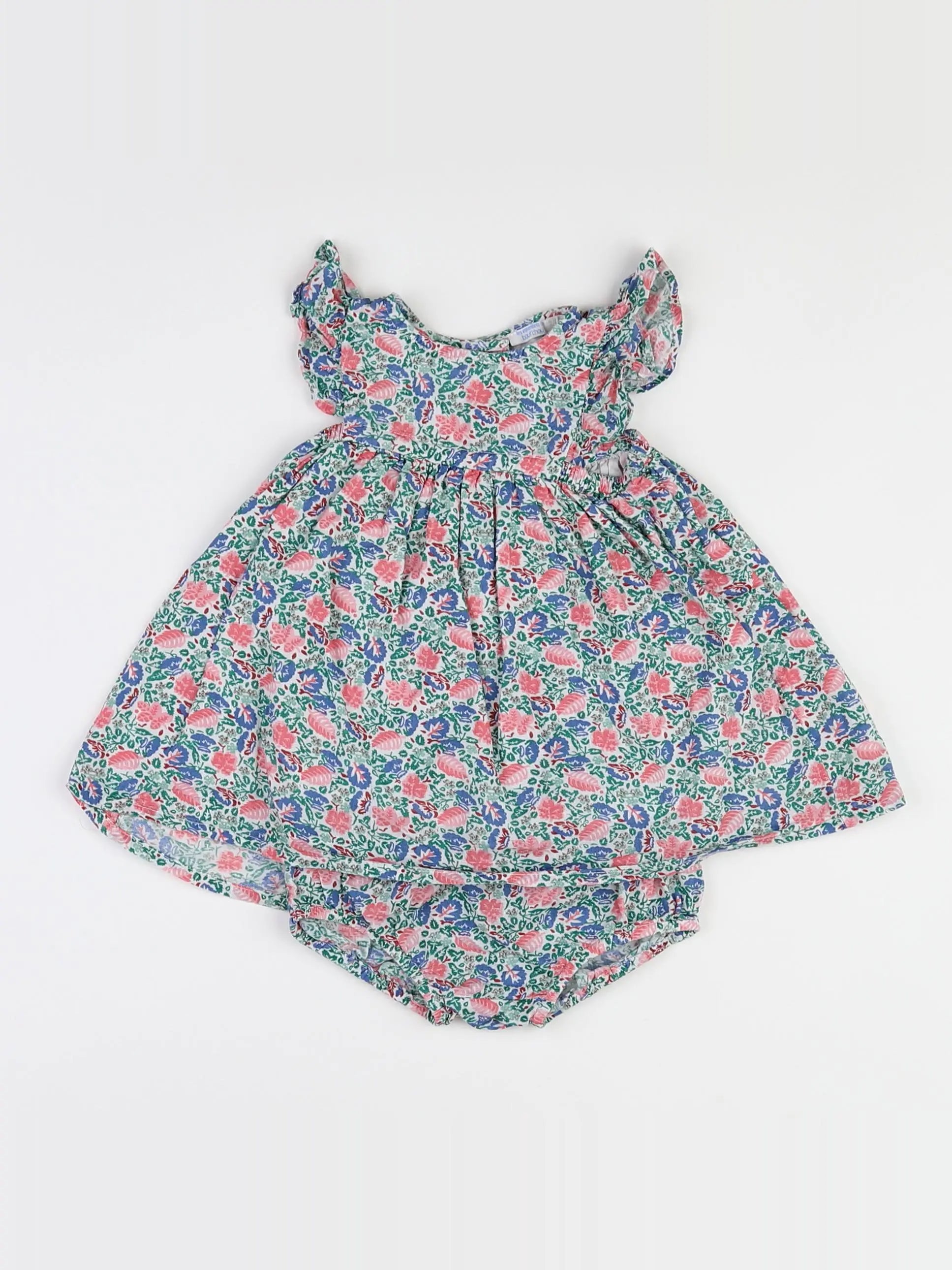 Boutchou - robe bleu - 3 mois