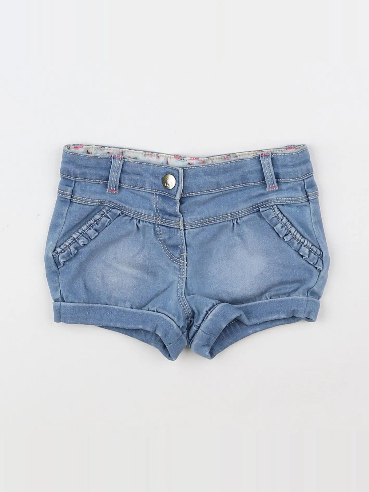Tape à l'oeil - short bleu - 12 mois