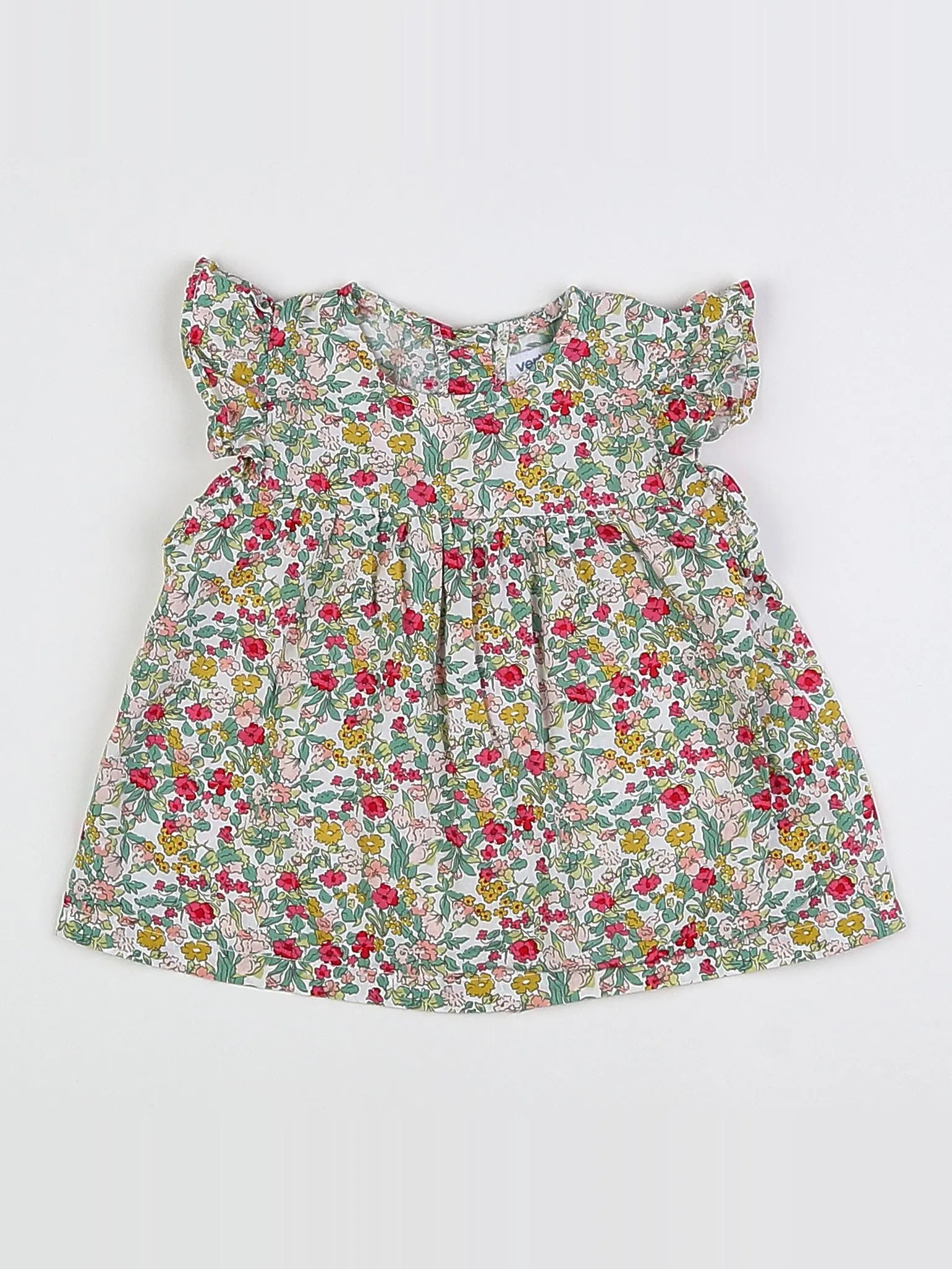 Vertbaudet - blouse multicolore - 12 mois
