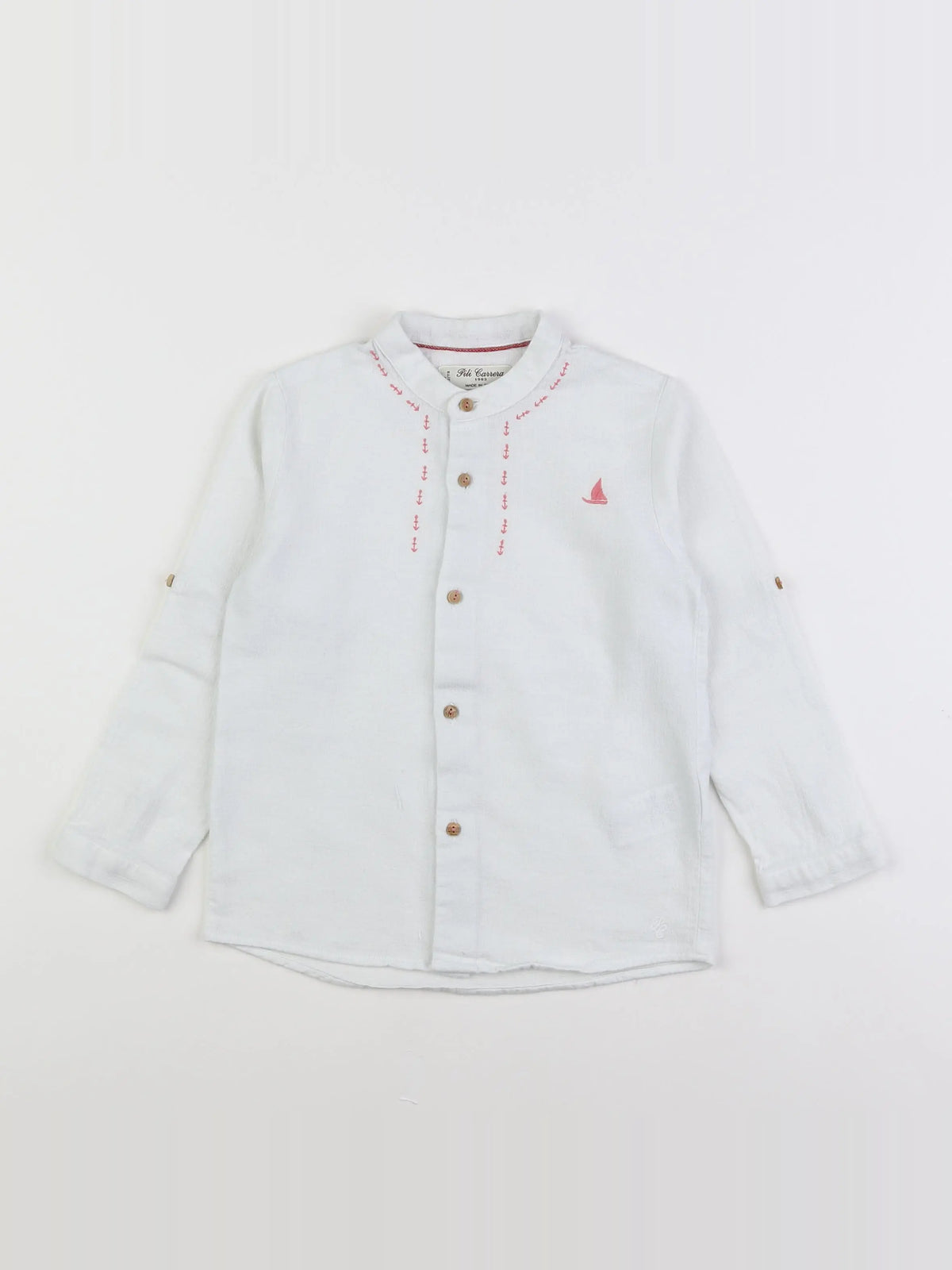 PiliCarrera - blouse blanc, rose - 6 ans