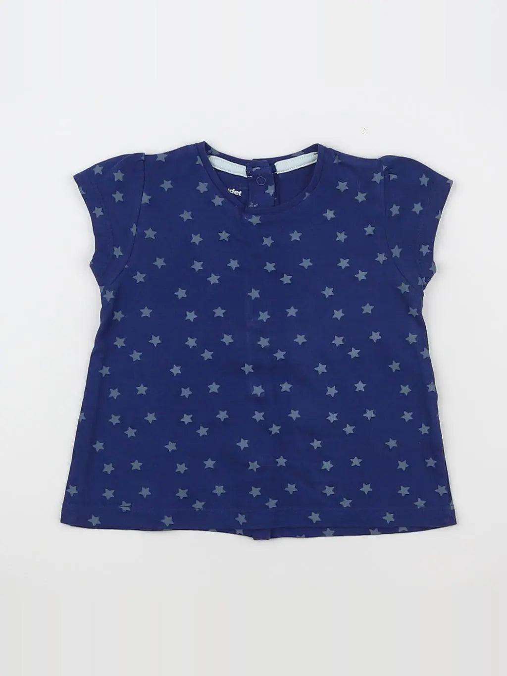 Vertbaudet - tee-shirt bleu - 6 mois