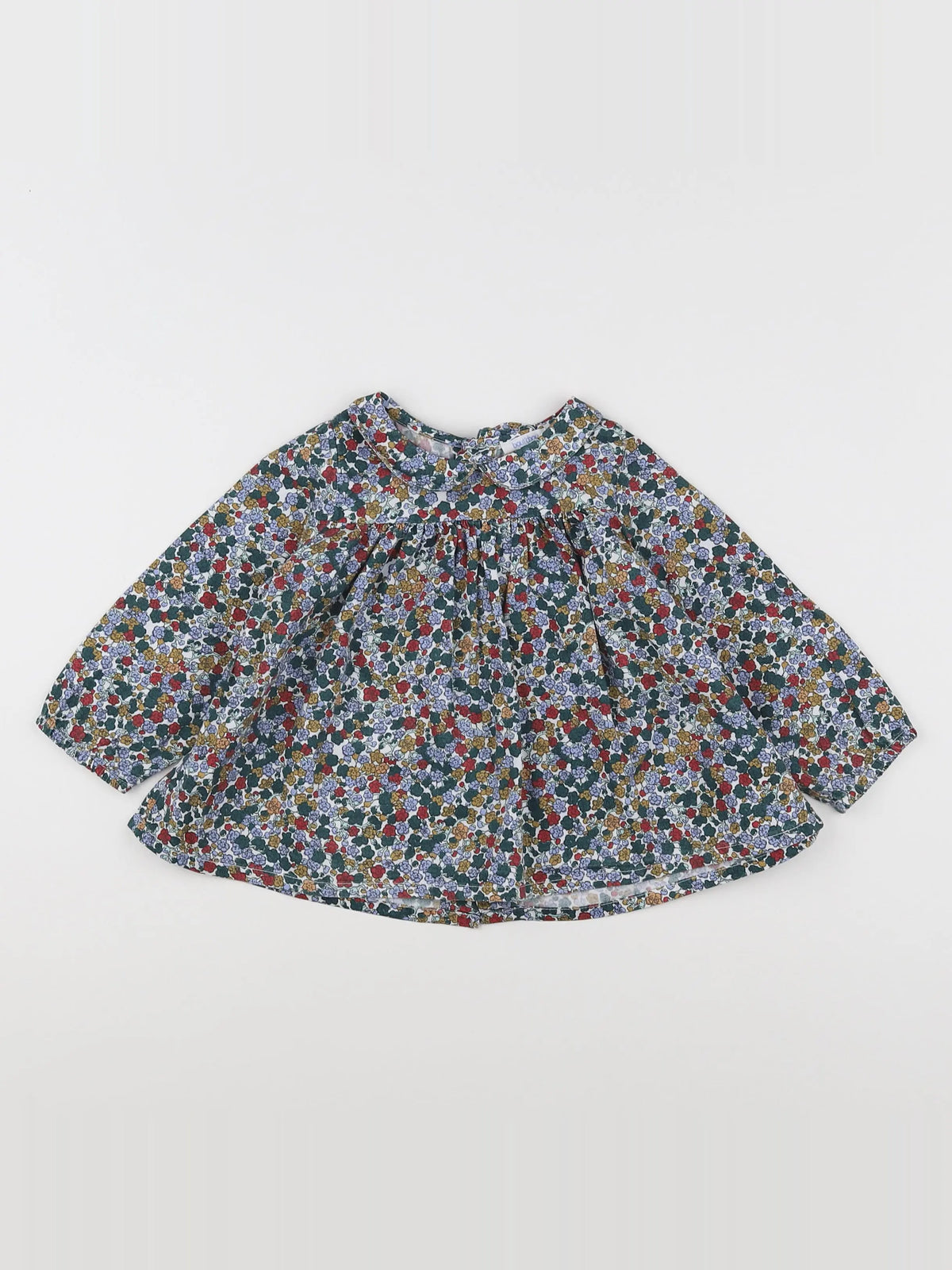 Boutchou - blouse multicolore - 12 mois